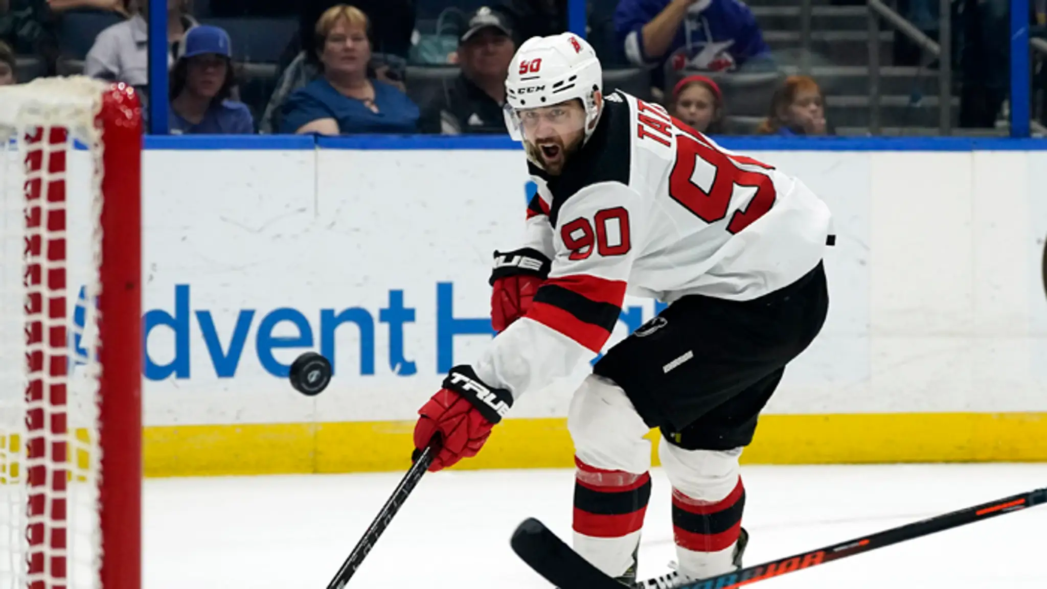 Slovenský hokejista v drese New Jersey Devils Tomáš Tatar.
