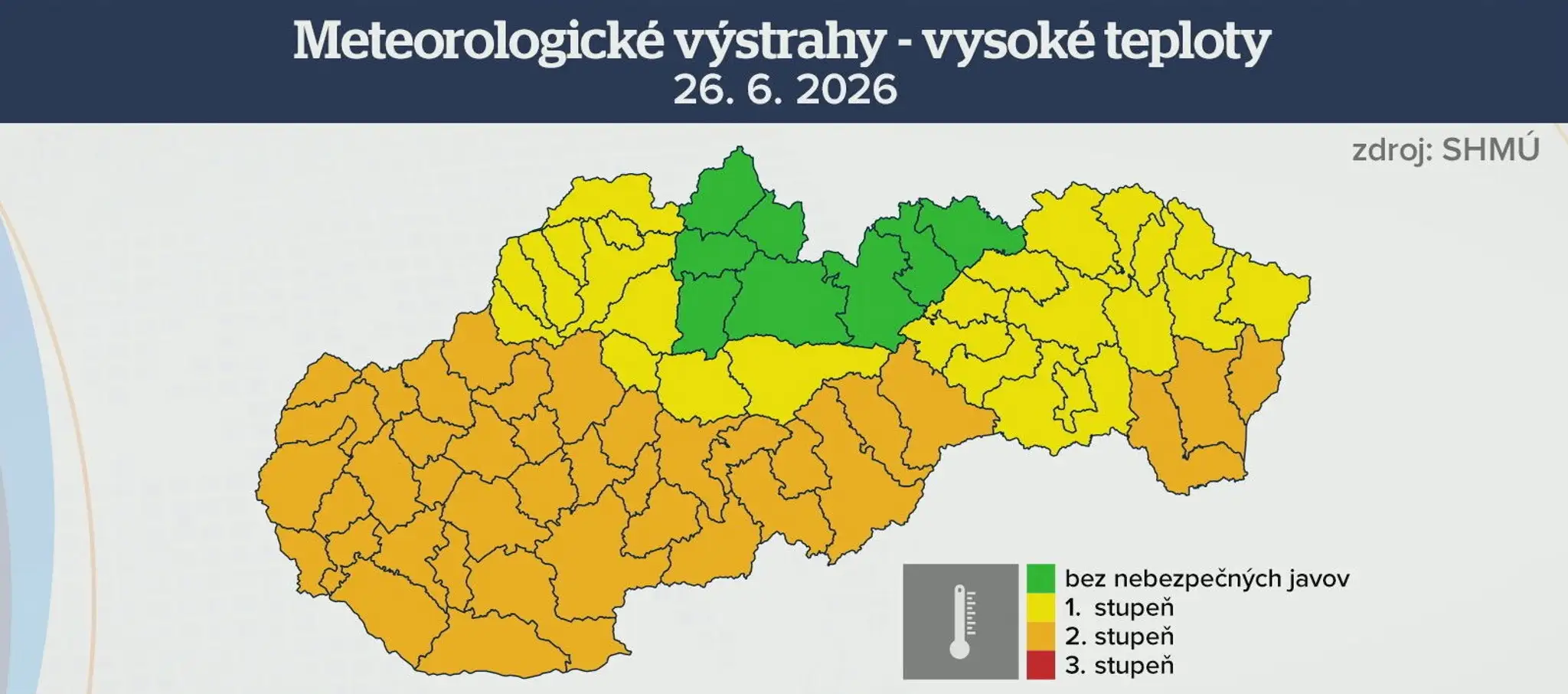 Výstrahy v piatok
