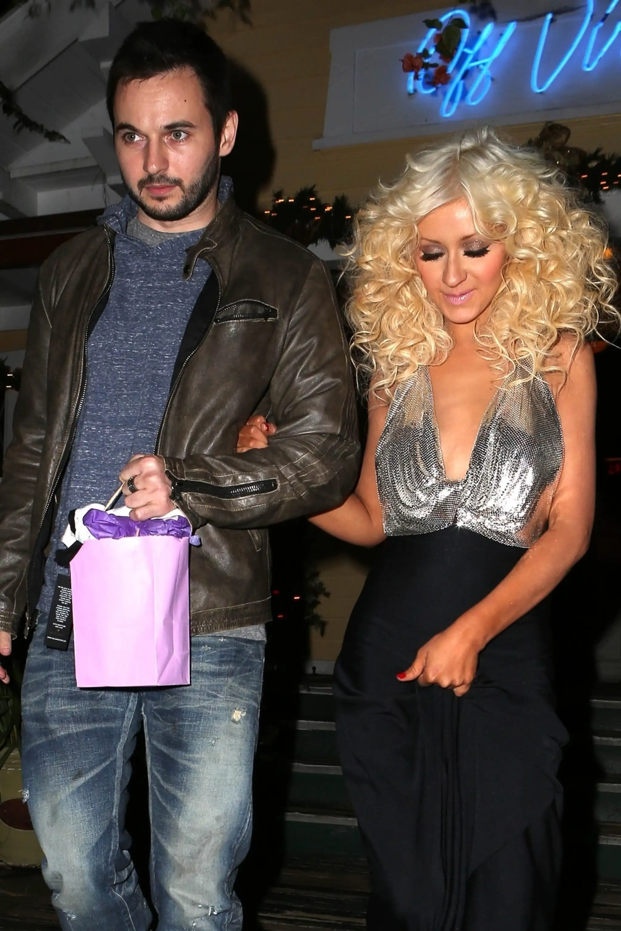 Christina Aguilera s priateľom Mattom.