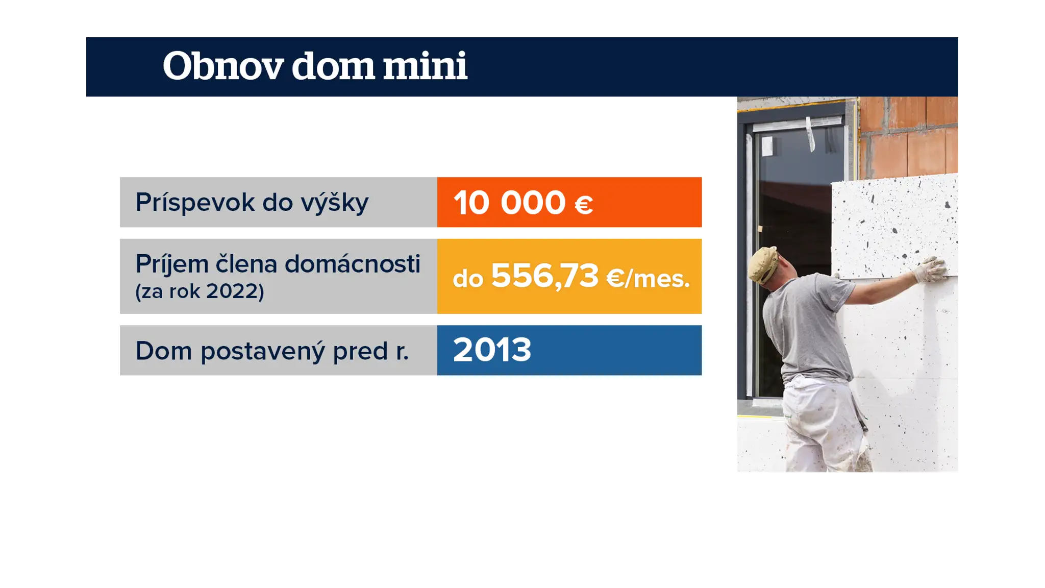 Obnov dom tabuľka