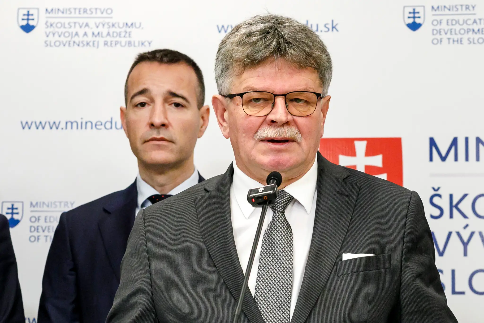 Predseda Odborového zväzu pracovníkov školstva a vedy na Slovensku Pavel Ondek