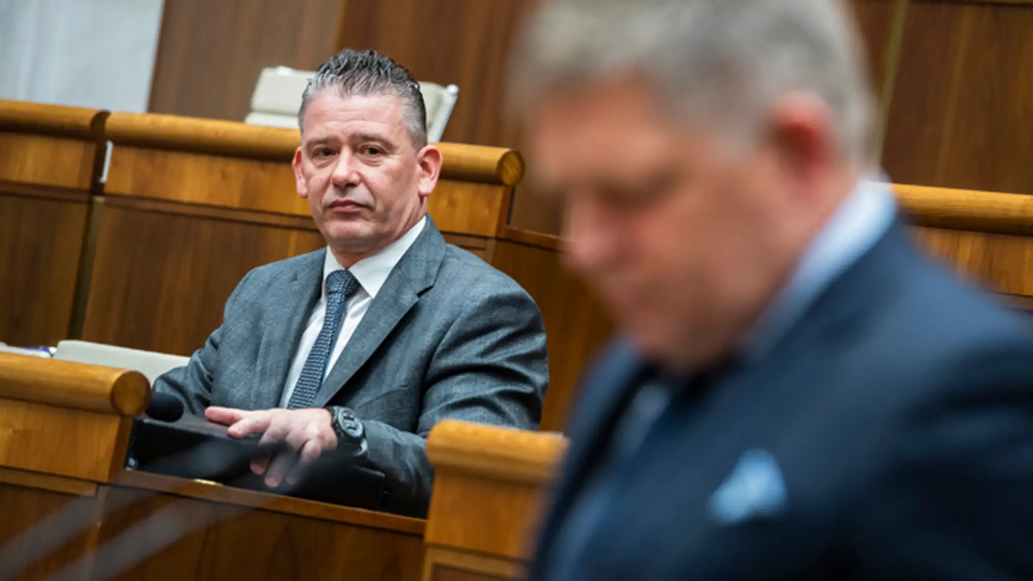 Minister vnútra Roman Mikulec. 