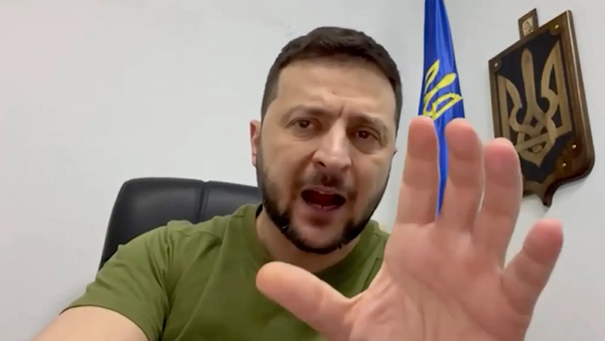 Ukrajinský prezident Volodymyr Zelenskyj.