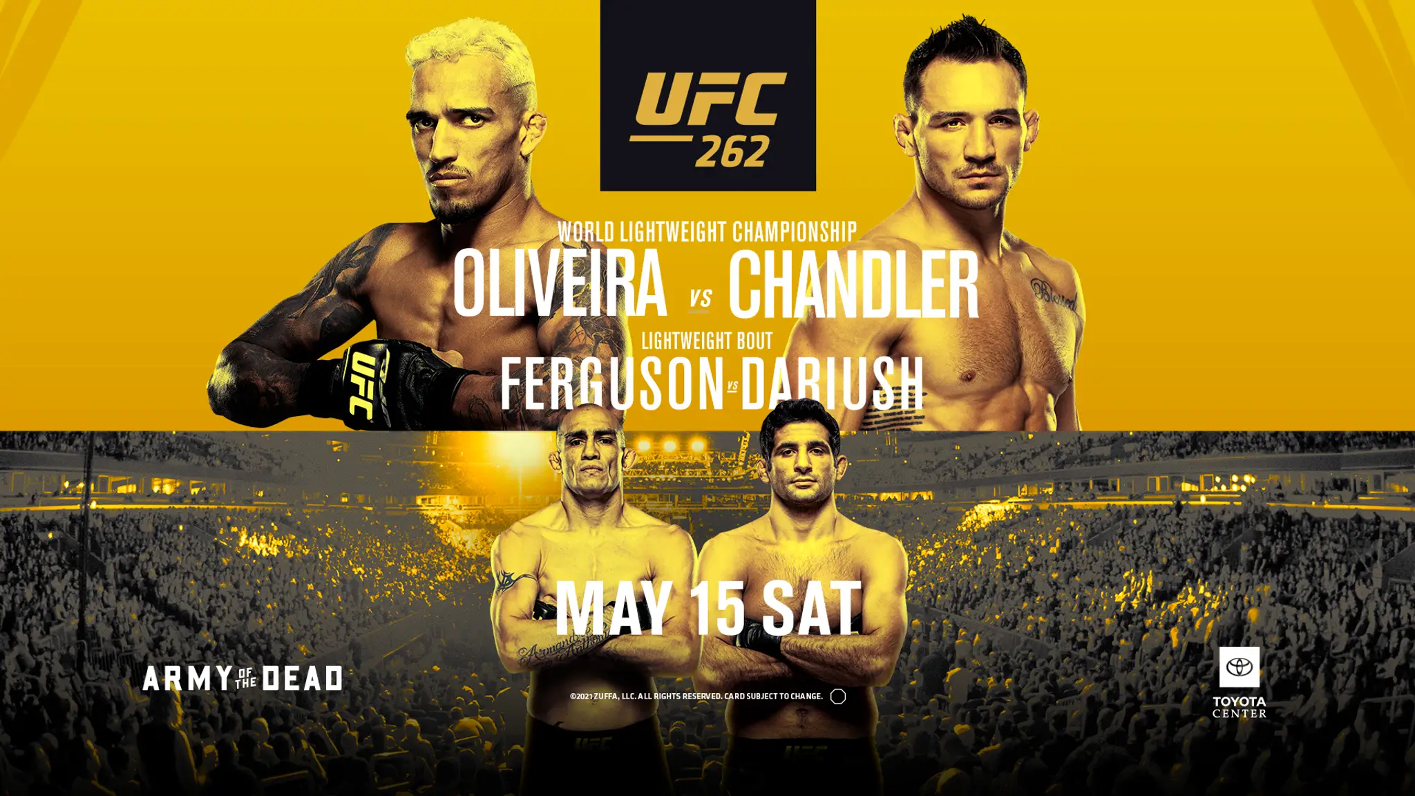 UFC 262: Oliveira vs Chandler.