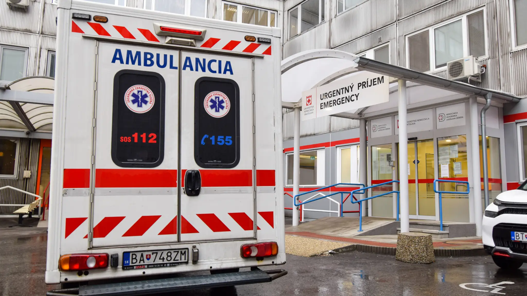 Urgentný príjem v nemocnici na Kramároch.