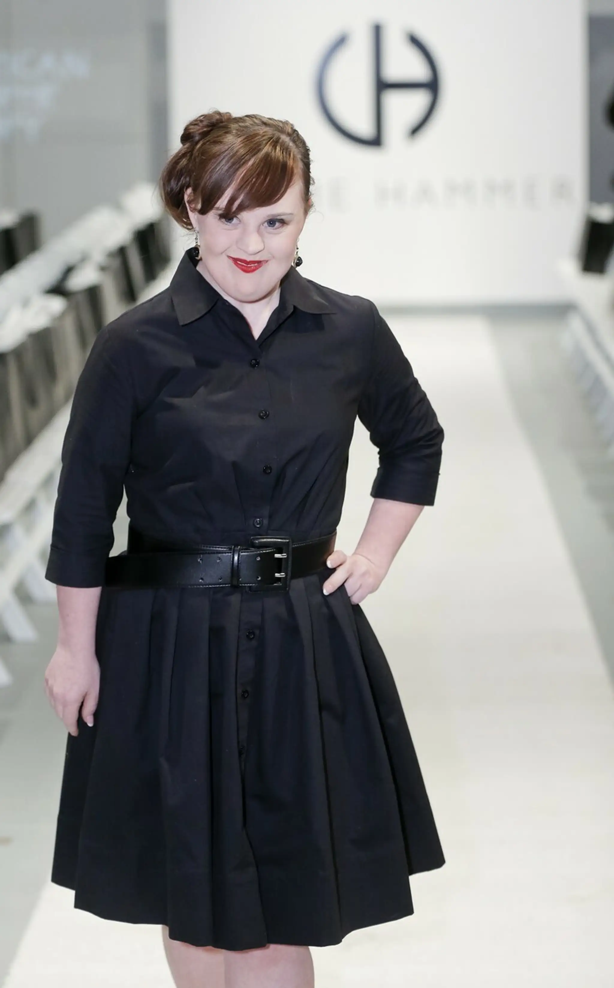 Jamie Brewer ako prvá modelka s Downovým syndrómom.