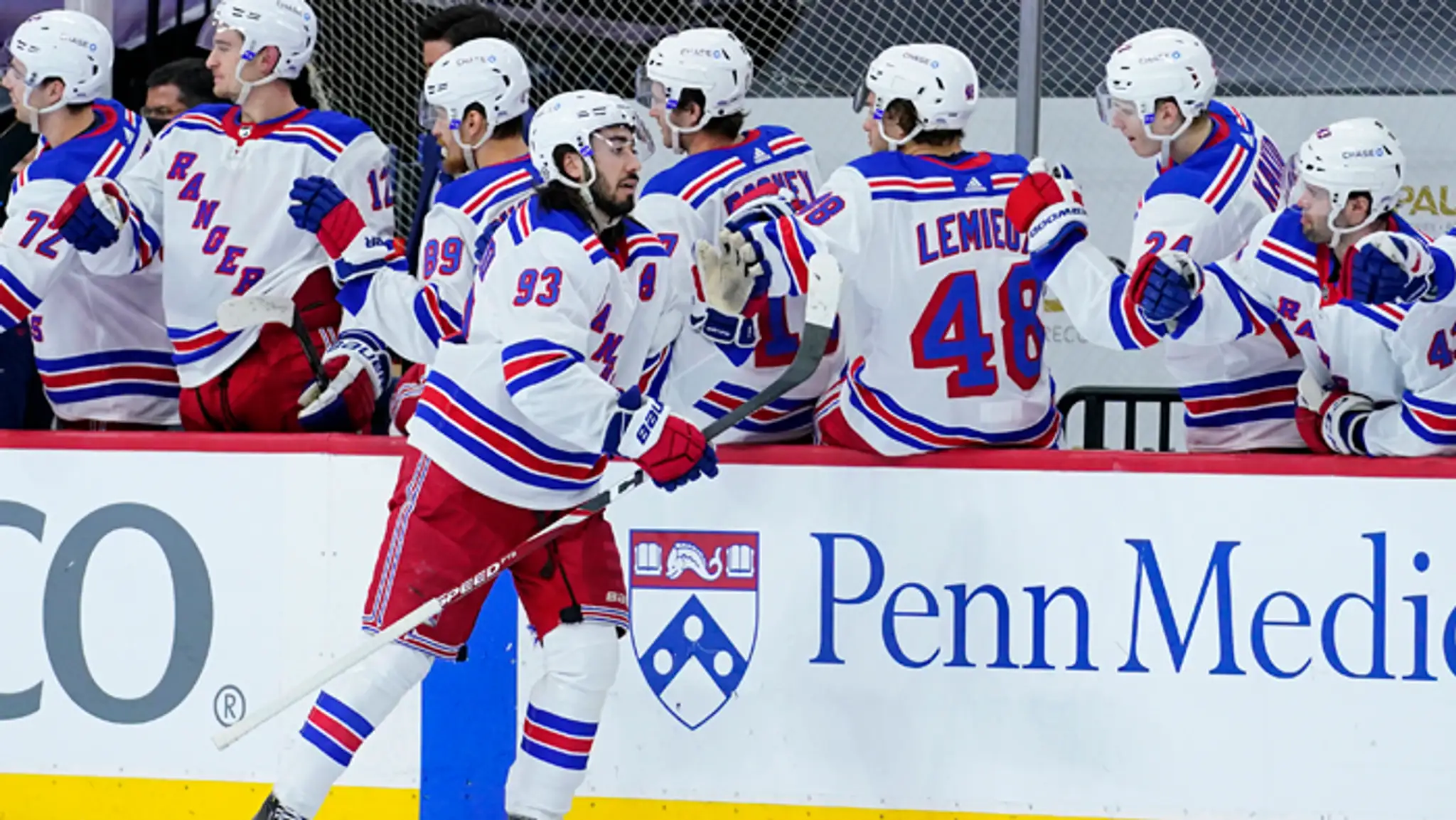 Hokejista New Yorku Rangers  Mika Zibanejad.