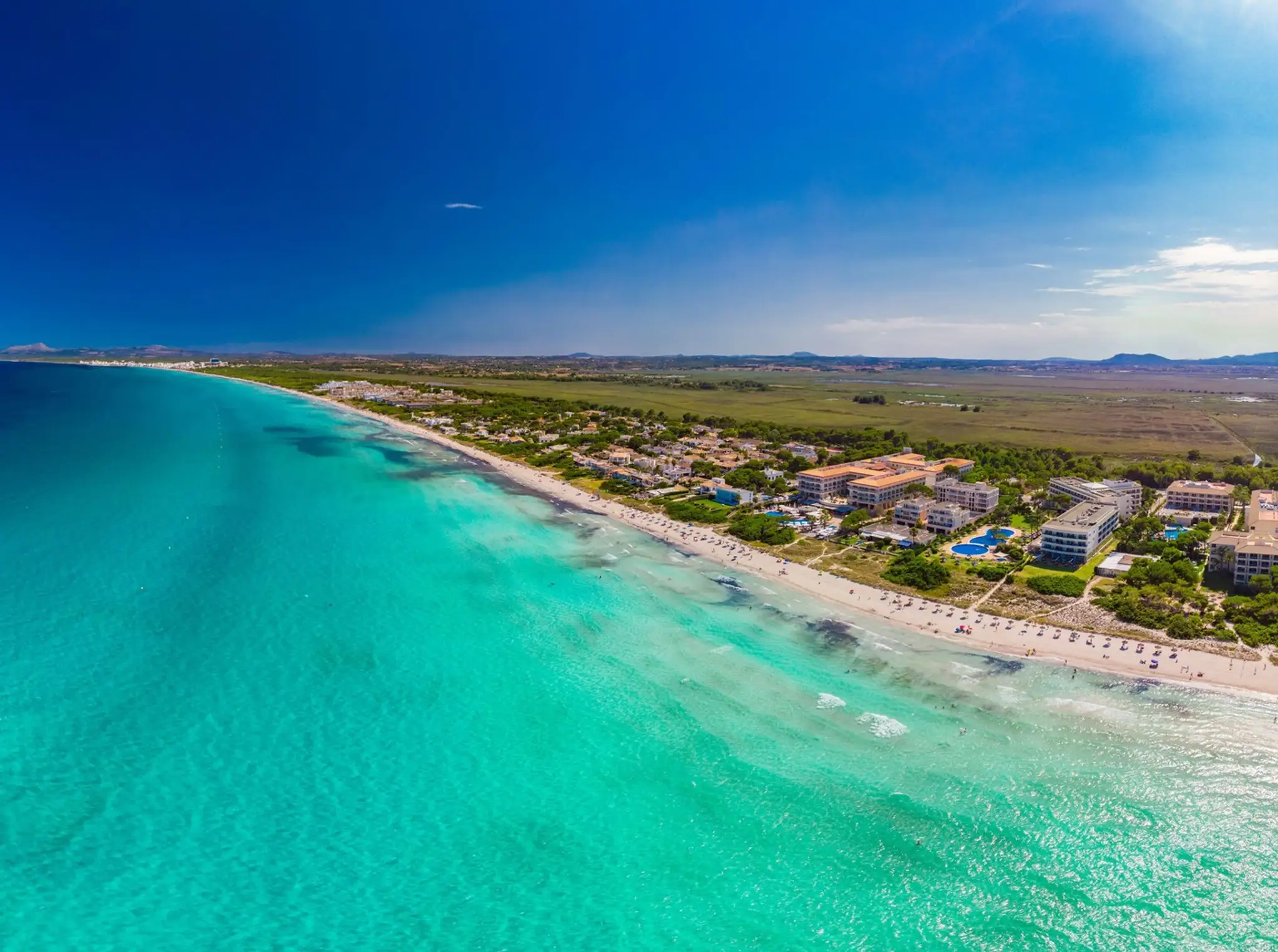 Playa de Muro, Mallorca, Španielsko