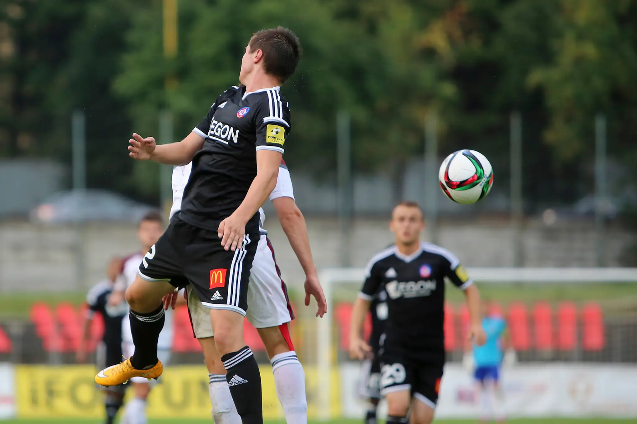 Lukáš Skovajsa (Trenčín) v zápase druhého kola Fortuna ligy