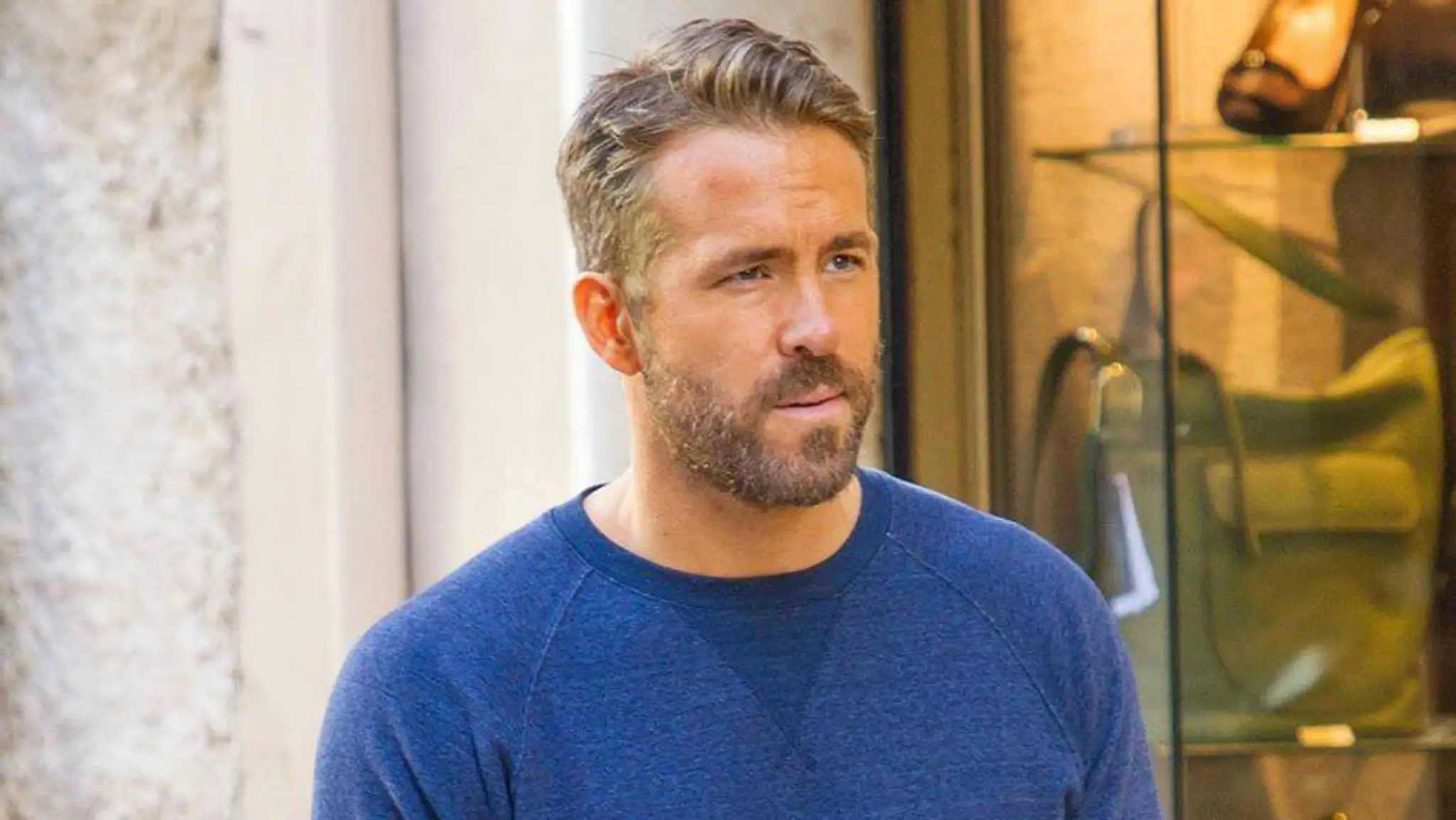 Ryan Reynolds na nakrúcaní filmu 6 Underground v Ríme