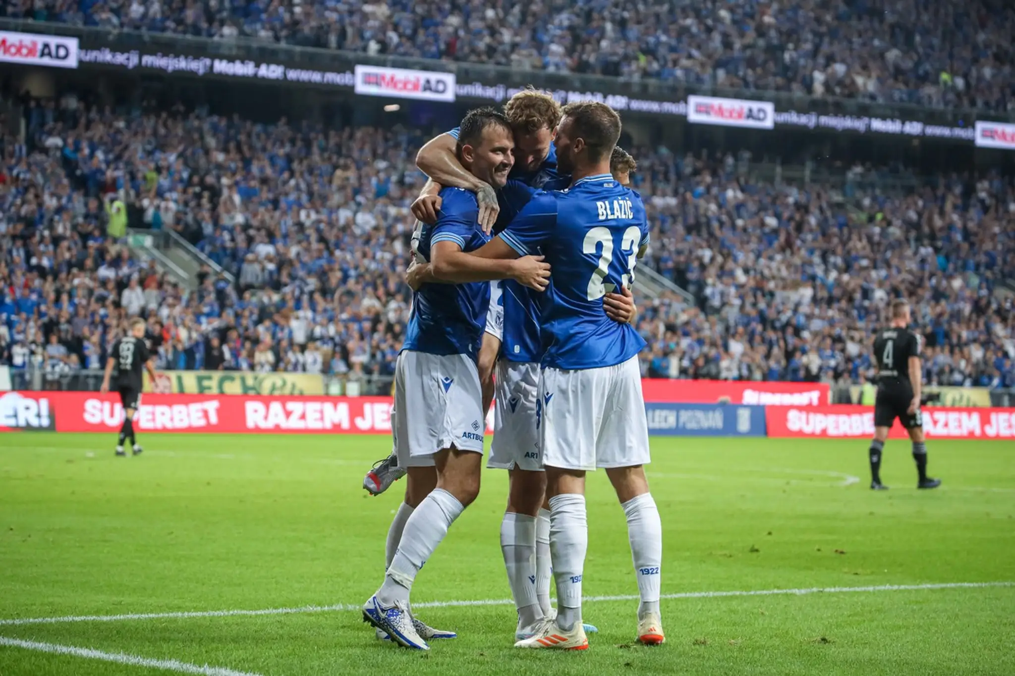 Futbalisti Lechu Poznaň.