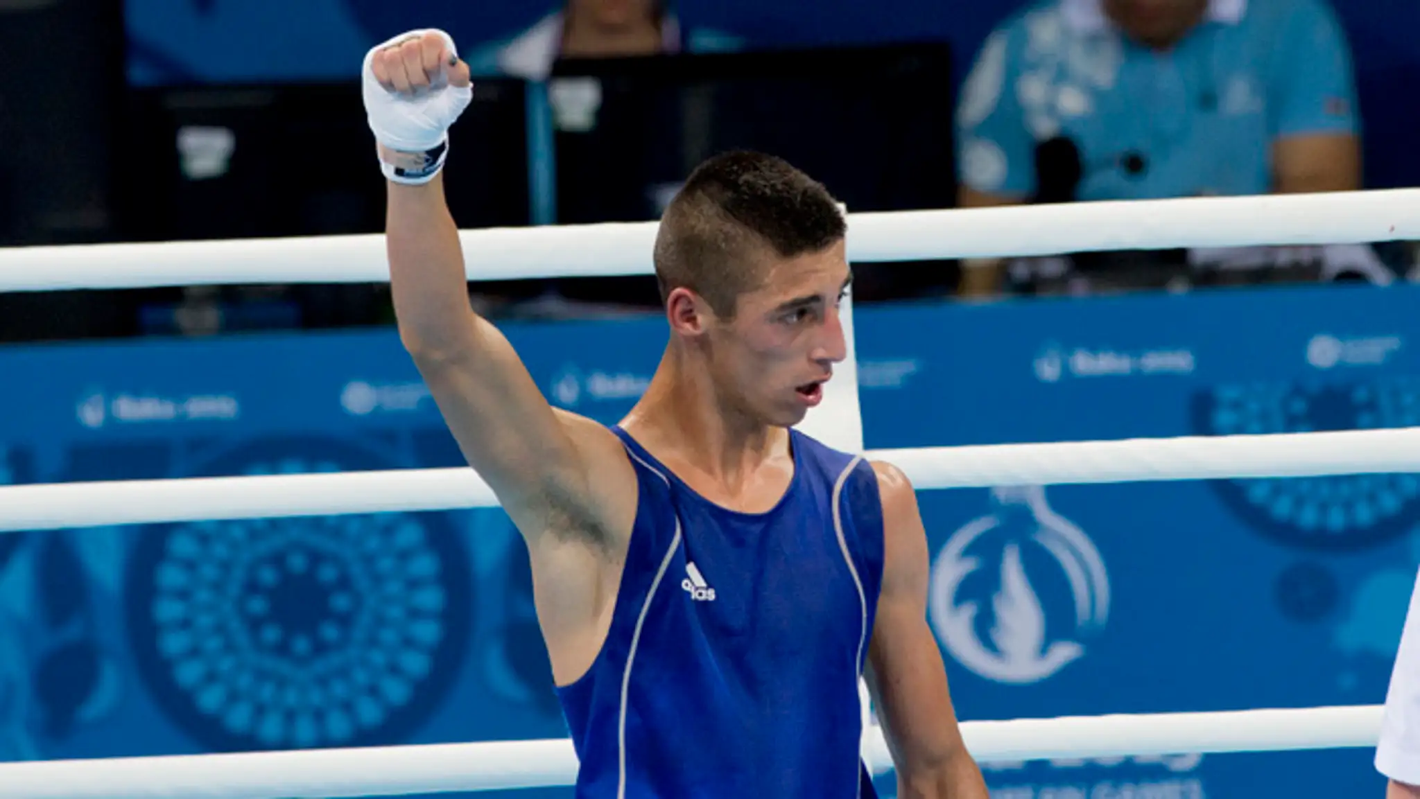 Reprezentant v boxe v kategórii mušia váha Viliam Tankó.