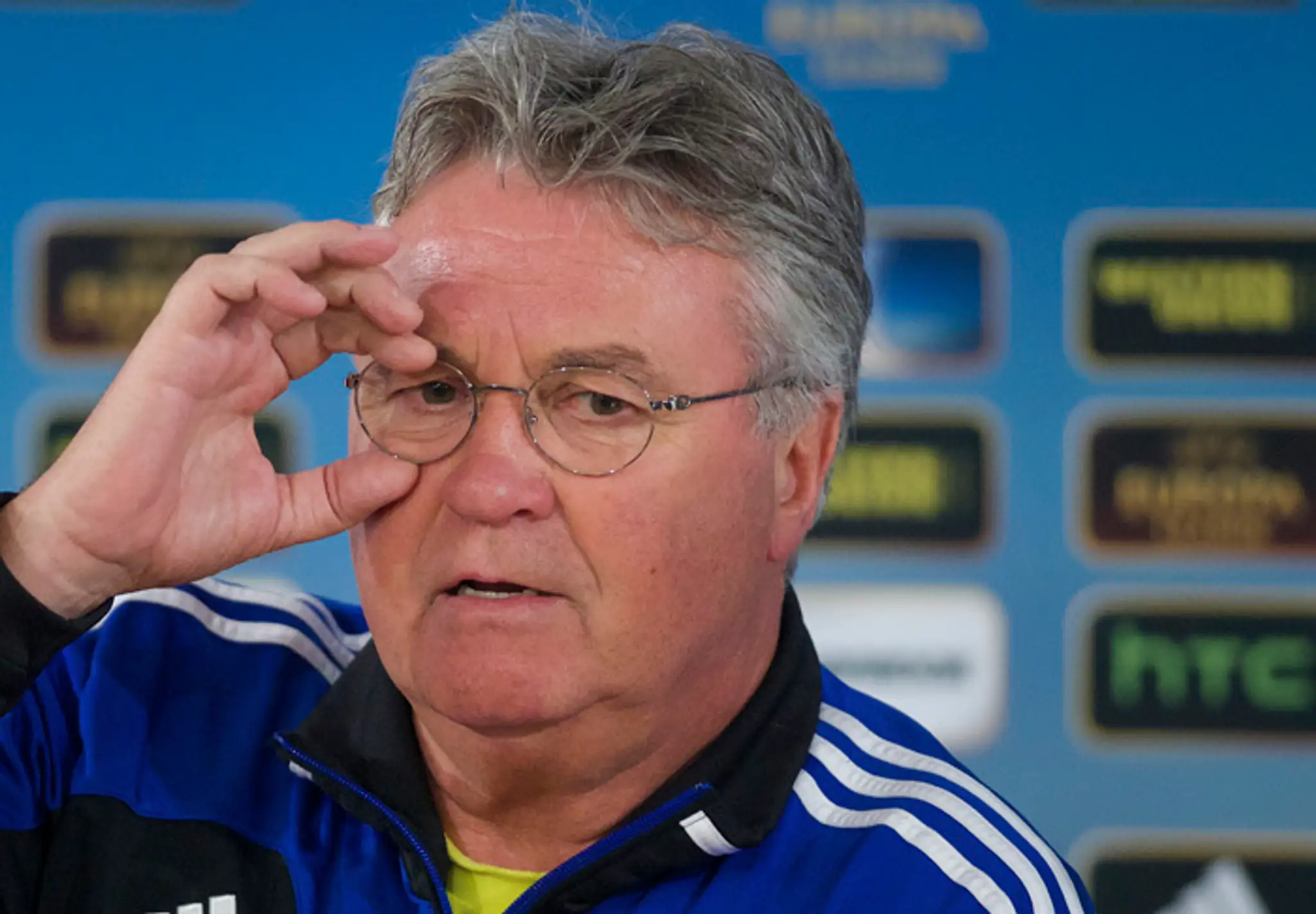 Guus Hiddink na archívnej snímke.