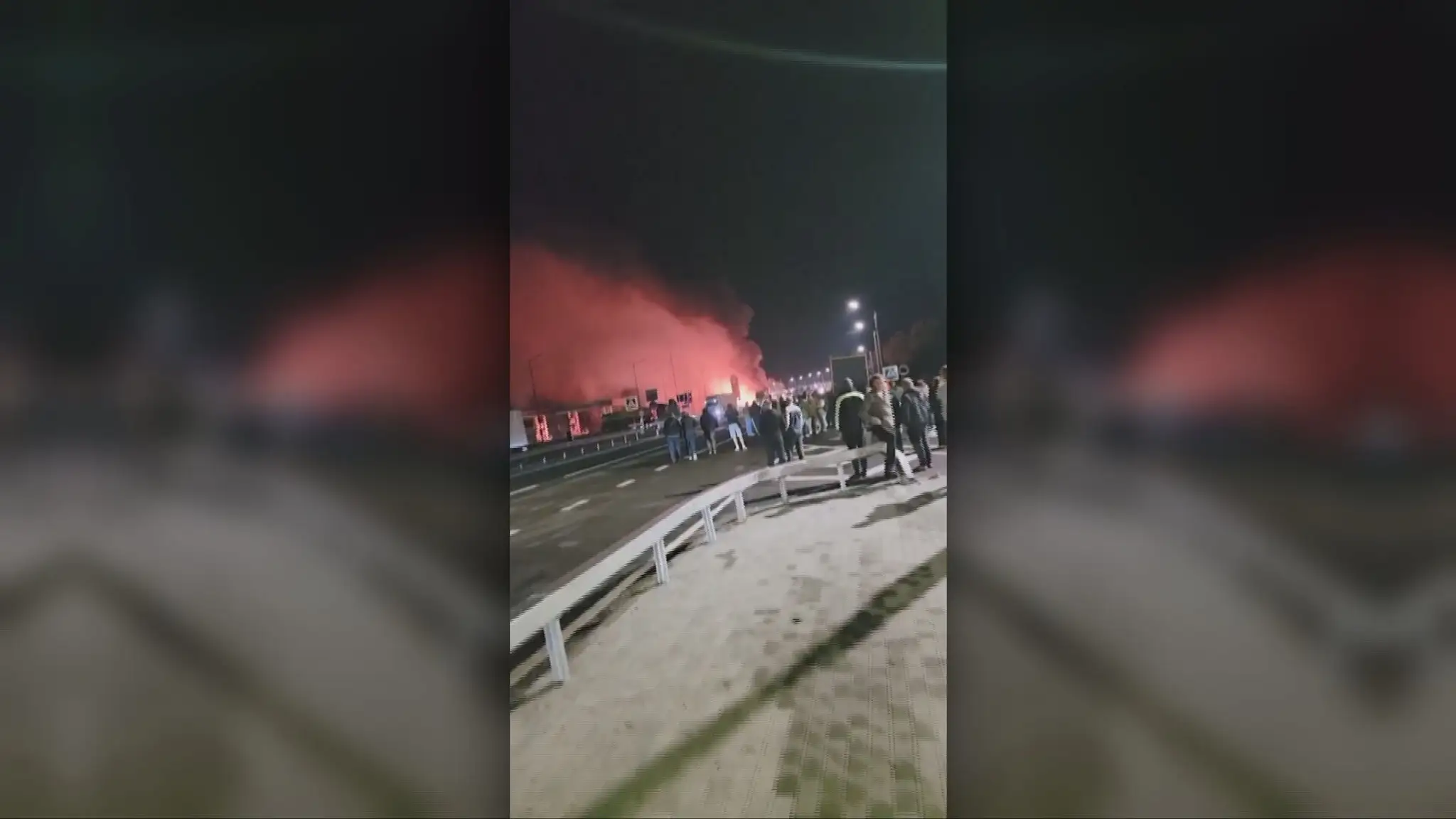 Dron zasiahol vlak na Ukrajine