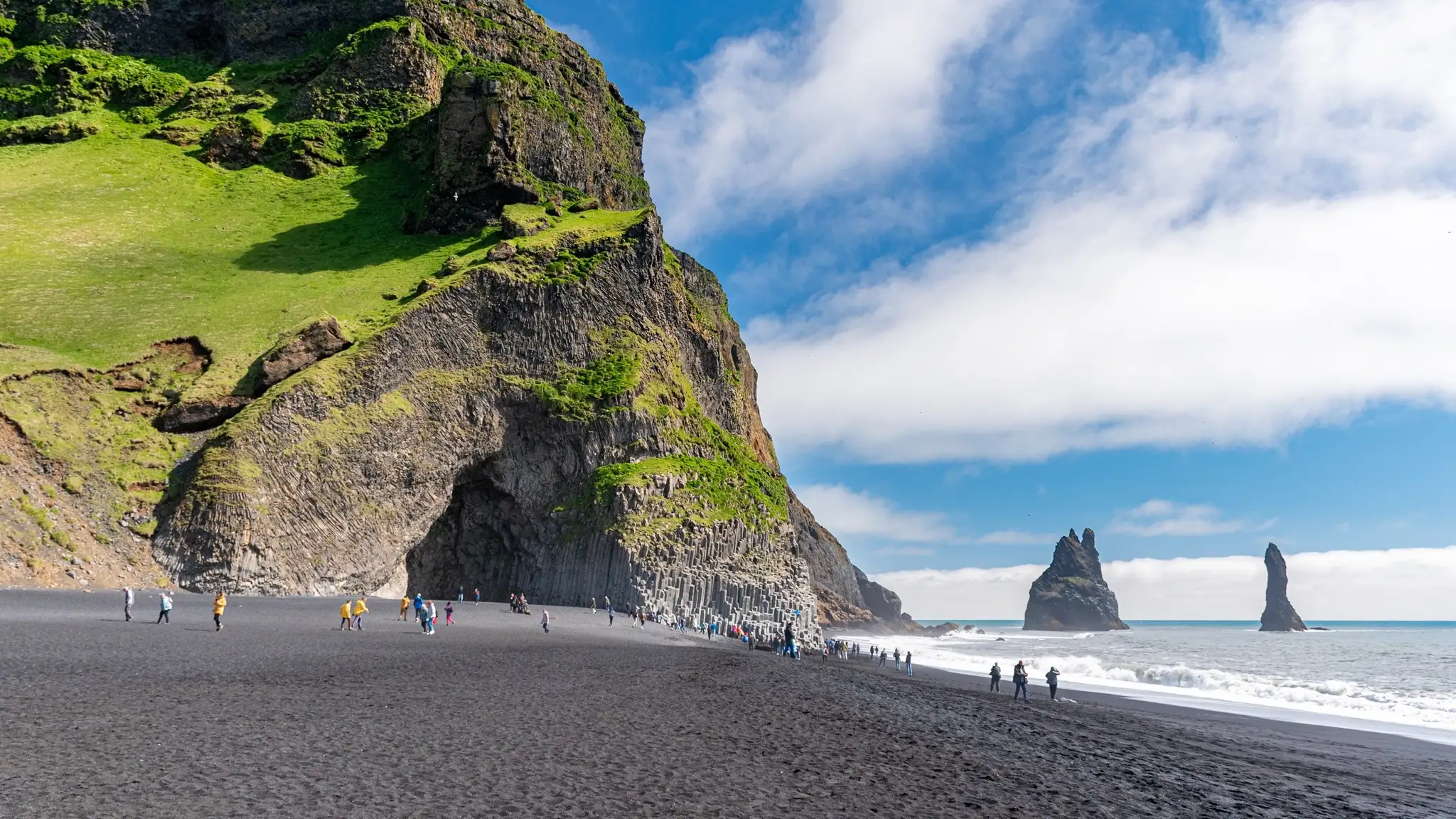 Reynisfjara beach.