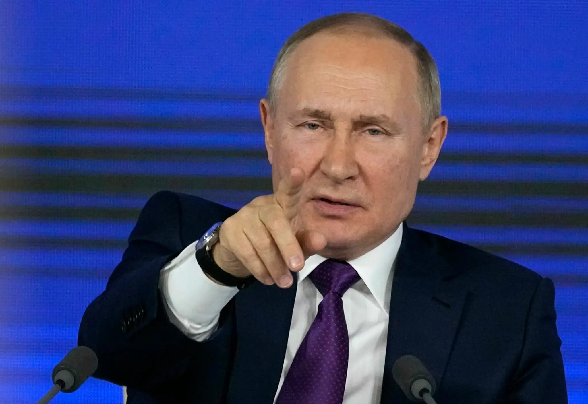 Vladimir Putin na výročnej konferencii