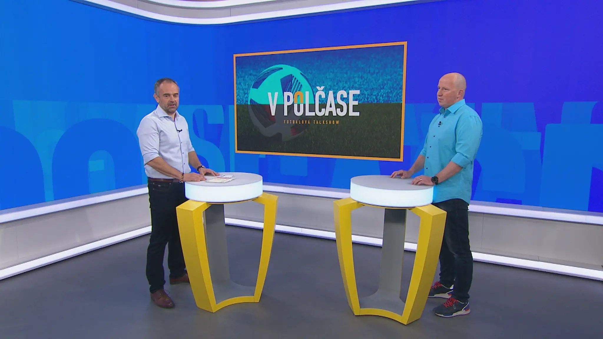 Hosťom v Talkshow V polčase bol bývalý futbalista Ján Šlahor.