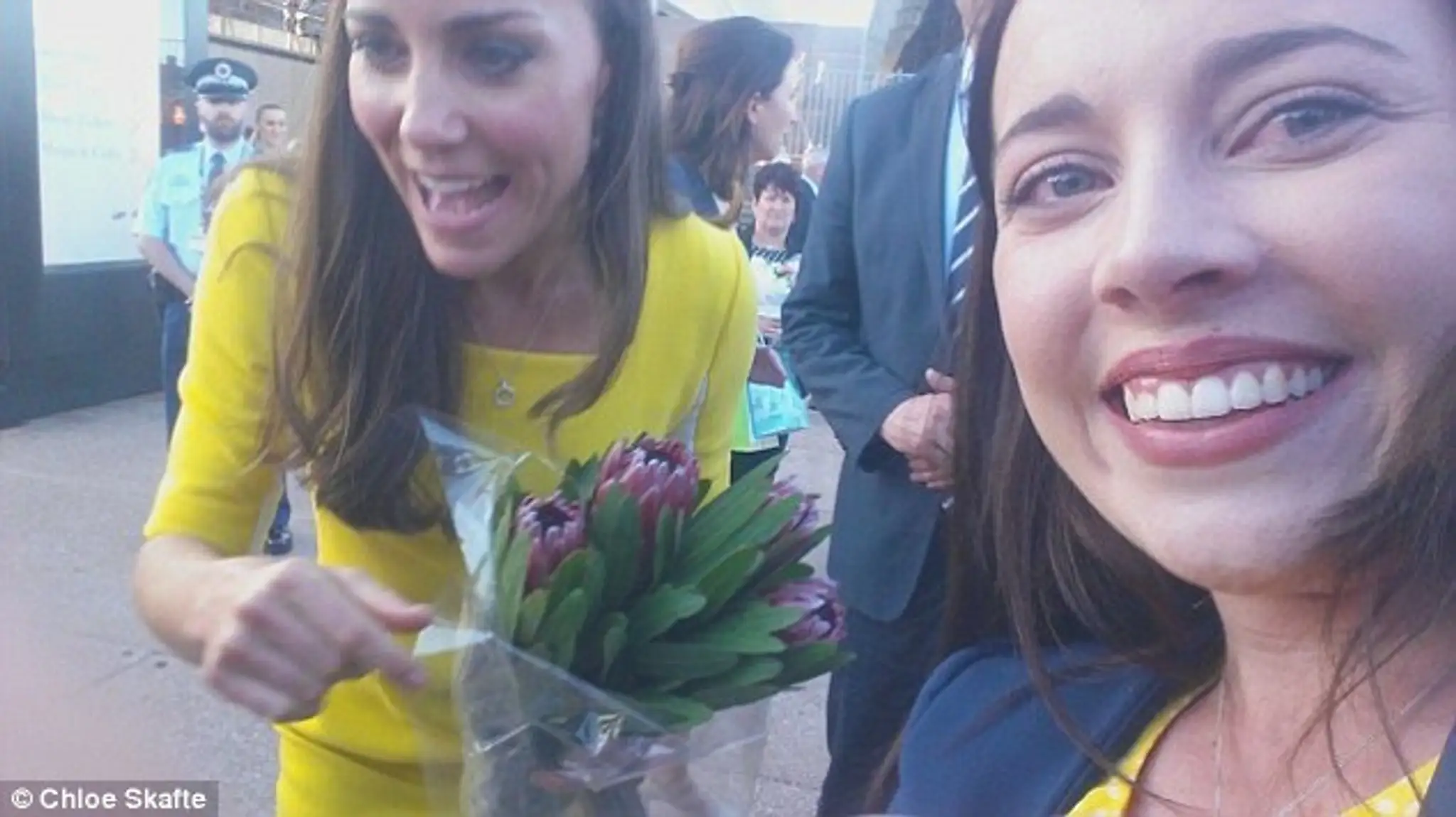 Selfie s Kate v Austrálii