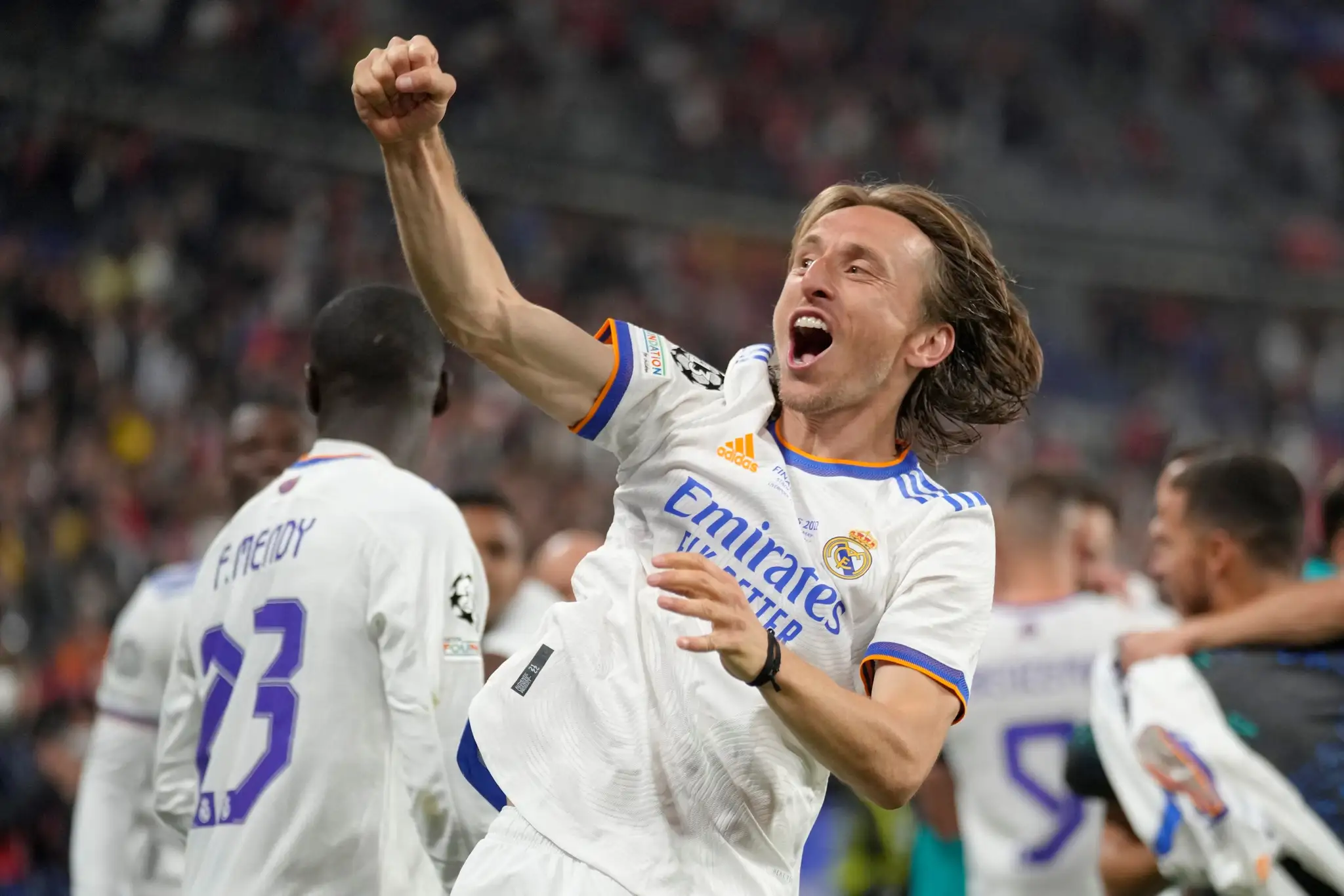 Luka Modrič z Realu Madrid.