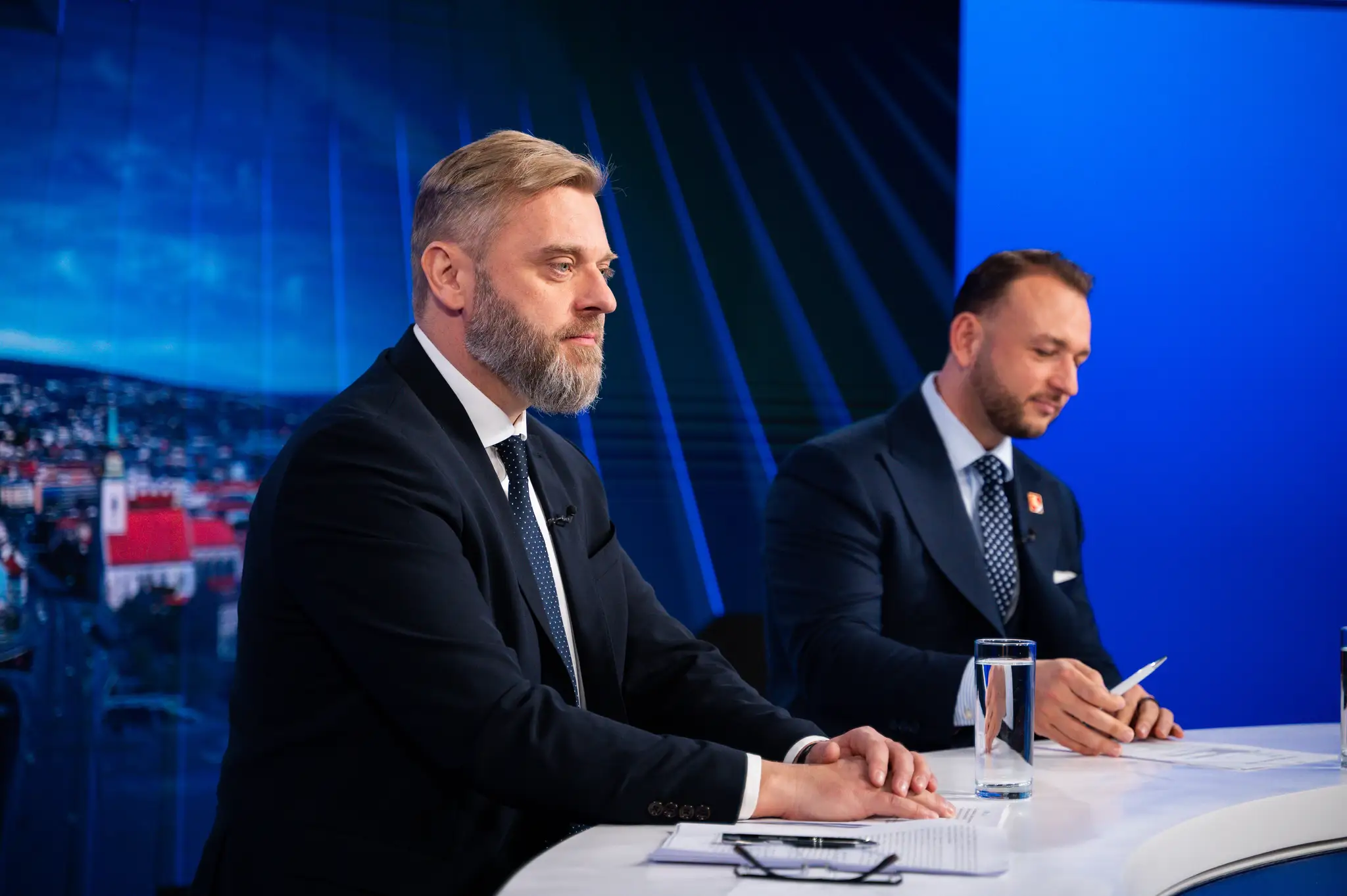 Juraj Krúpa a Matúš Šutaj Eštok v relácii Na telo