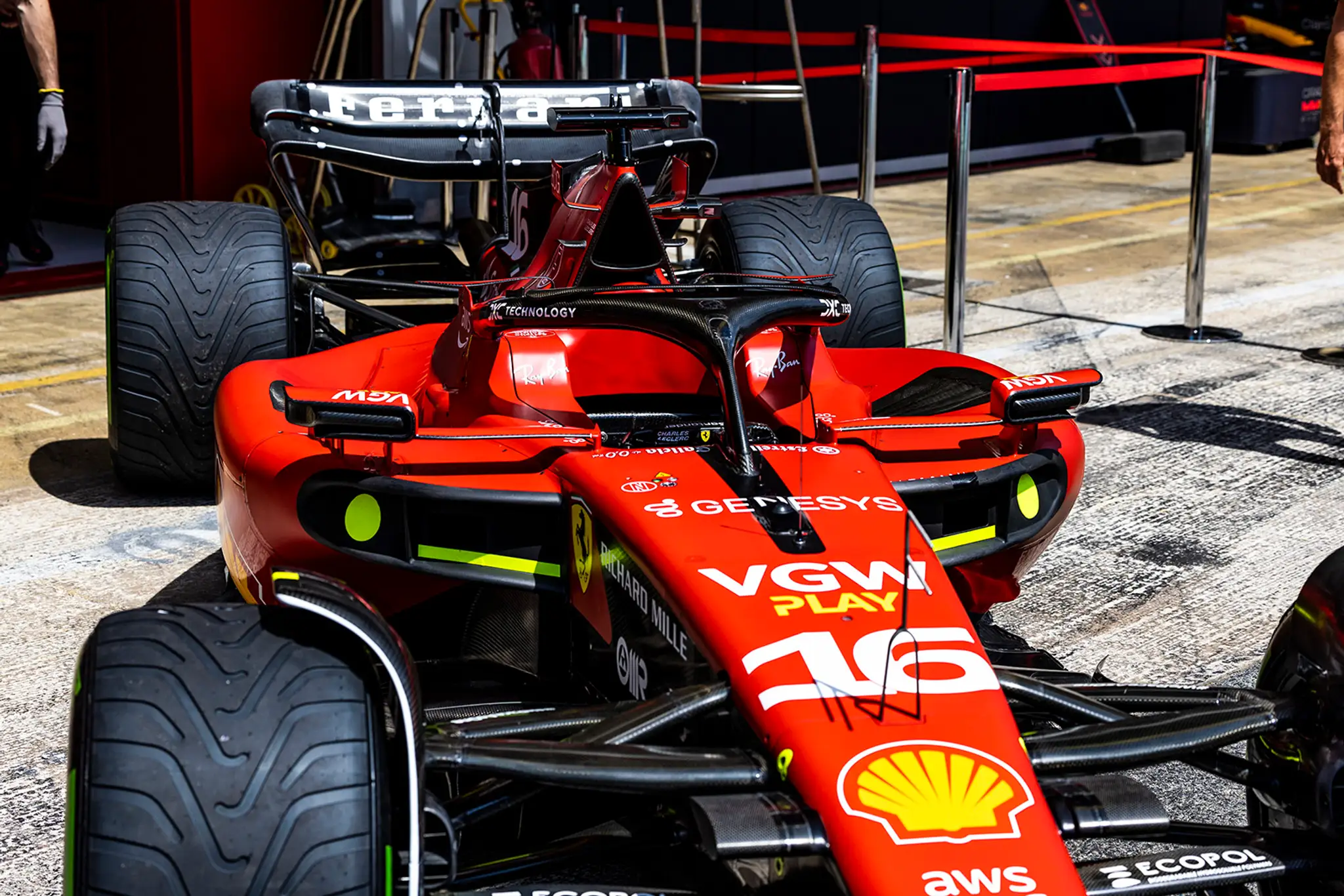 Monopost Ferrari v Španielsku