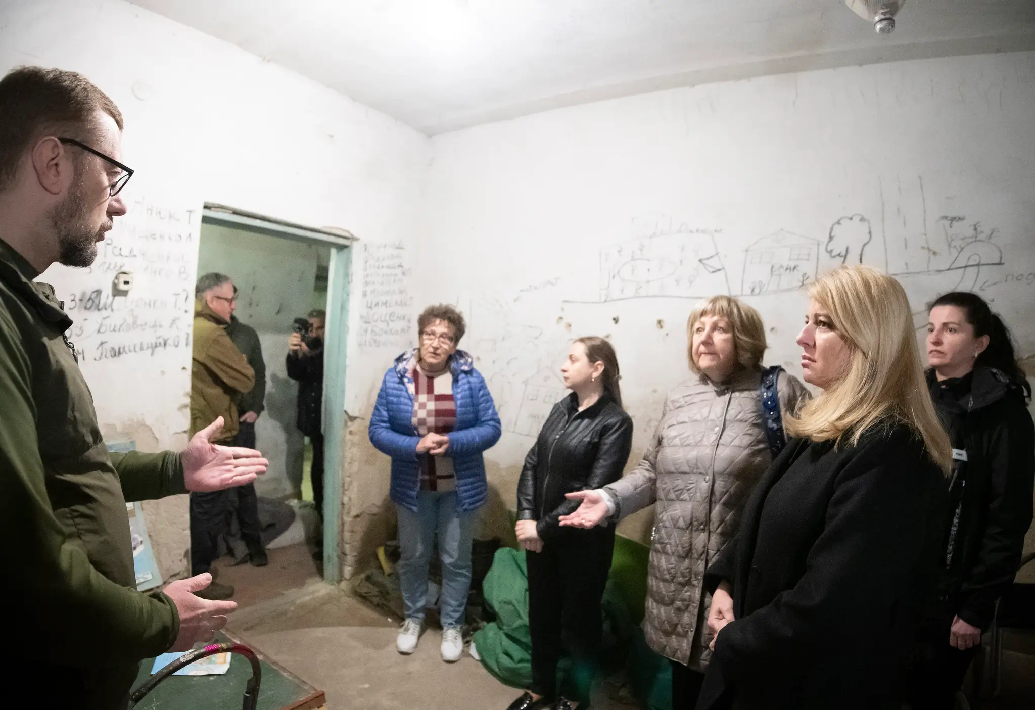 Čaputová na Ukrajine.