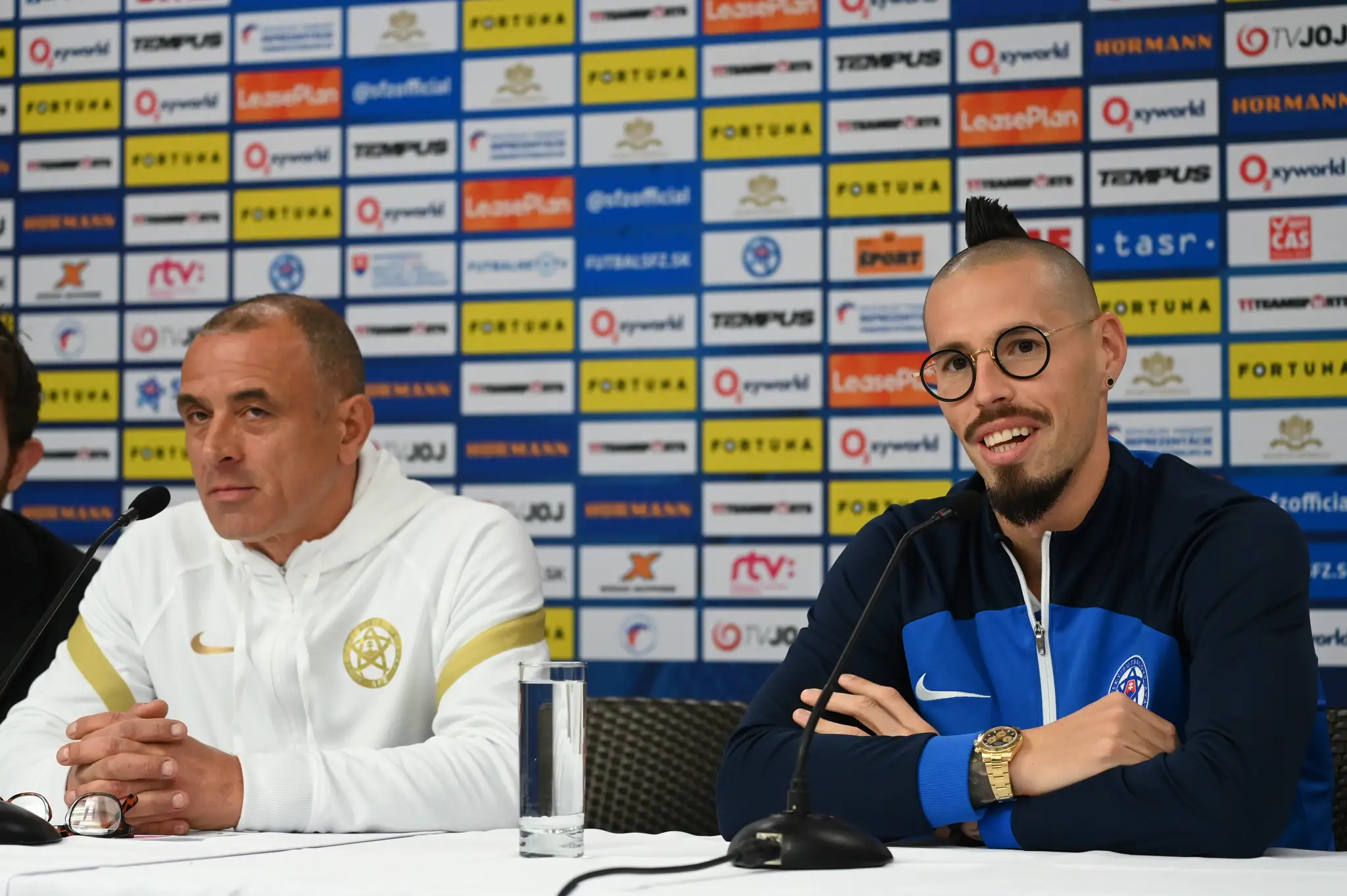 Marek Hamšík na tlačovej konferencii 
