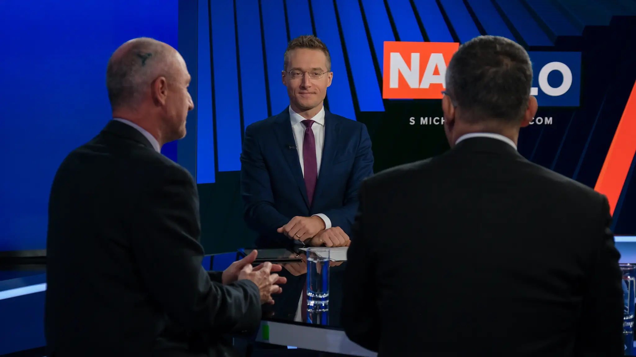 Ladislav Kamenický a Karel Hirman v relácii Na telo.
