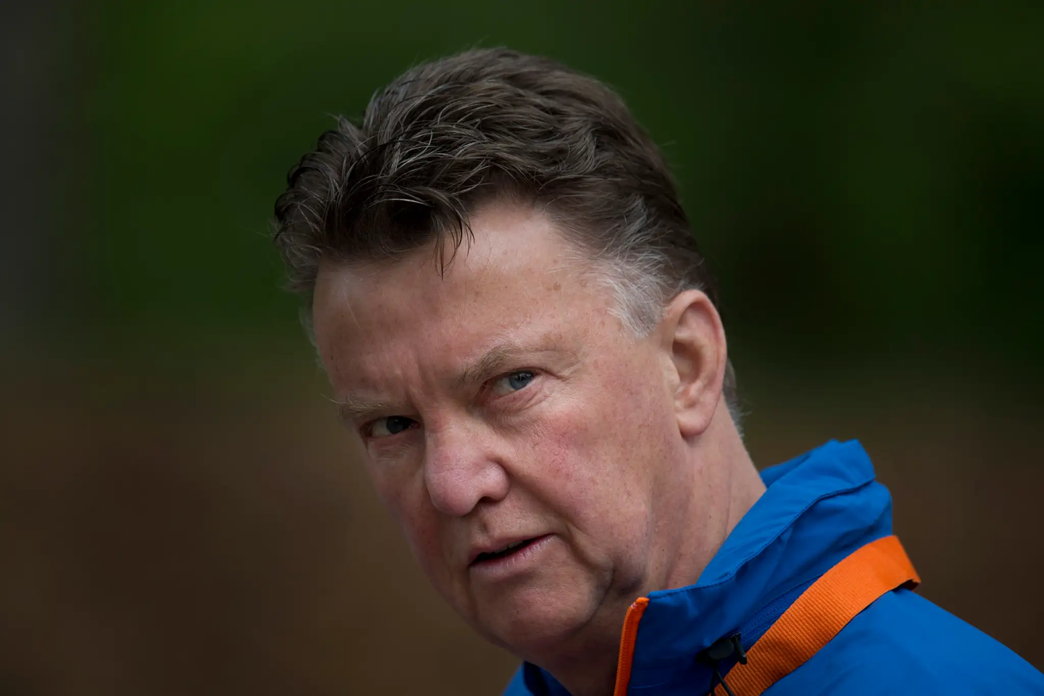 Na archívnej snímke z 15. mája 2014 tréner holandskej futbalovej reprezentácue Louis Van Gaal. Holanďan sa oficiálne stal tréner
