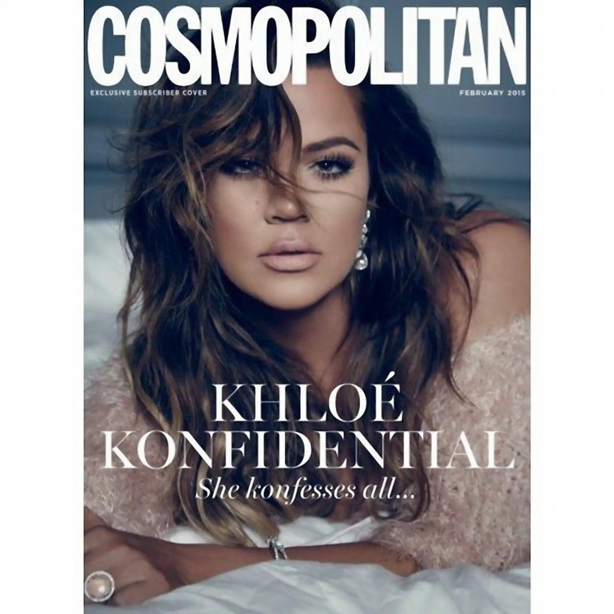 Khloe Kardashian na titulke Cosmopolitanu.