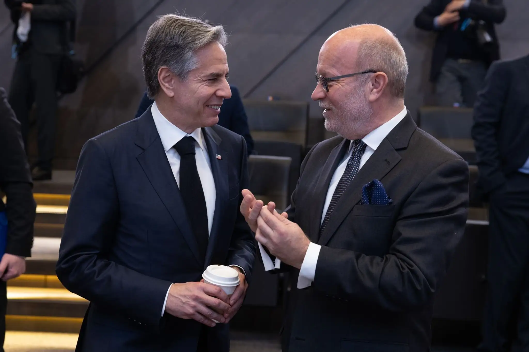 Antony Blinken a Rastislav Káčer.