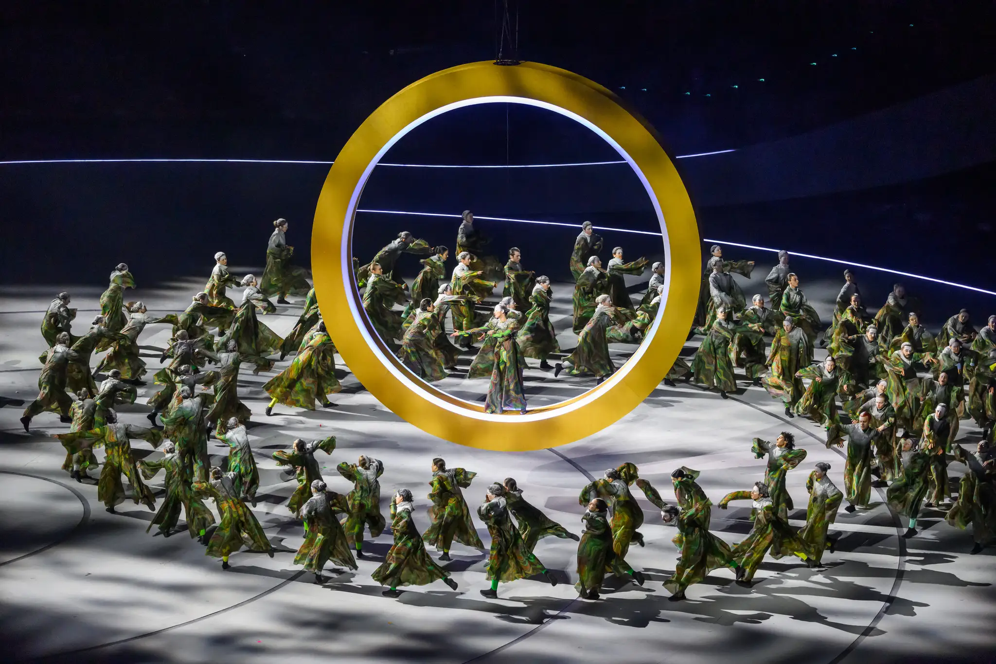 Na snímke vystúpenia počas otváracieho ceremoniálu.