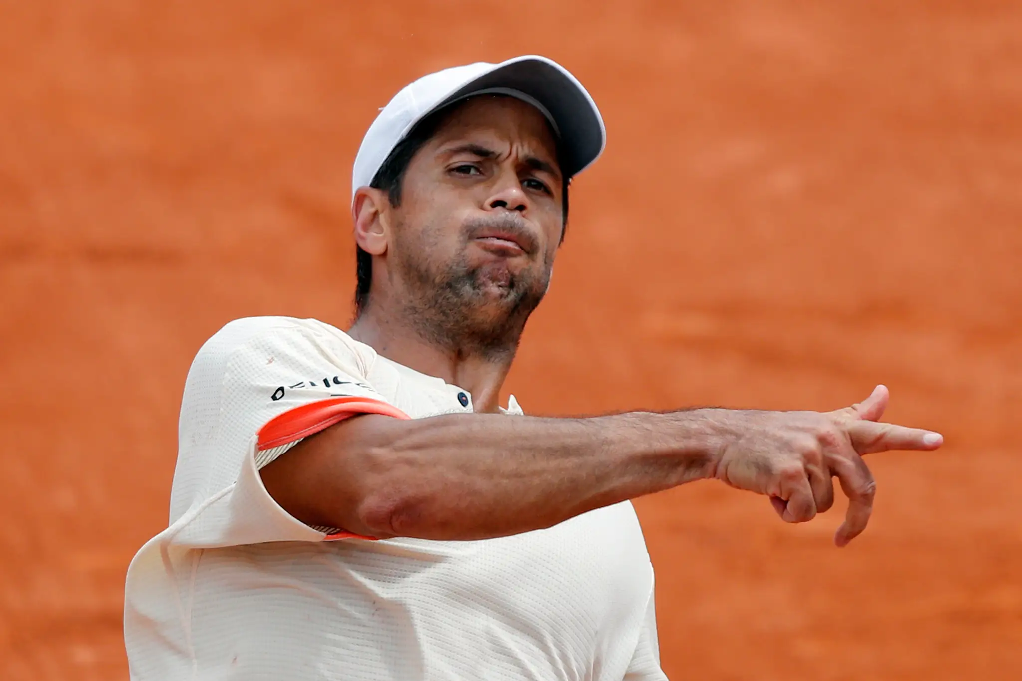 Fernando Verdasco v 3. kole Roland Garros proti Grigorovi Dimitrovovi.