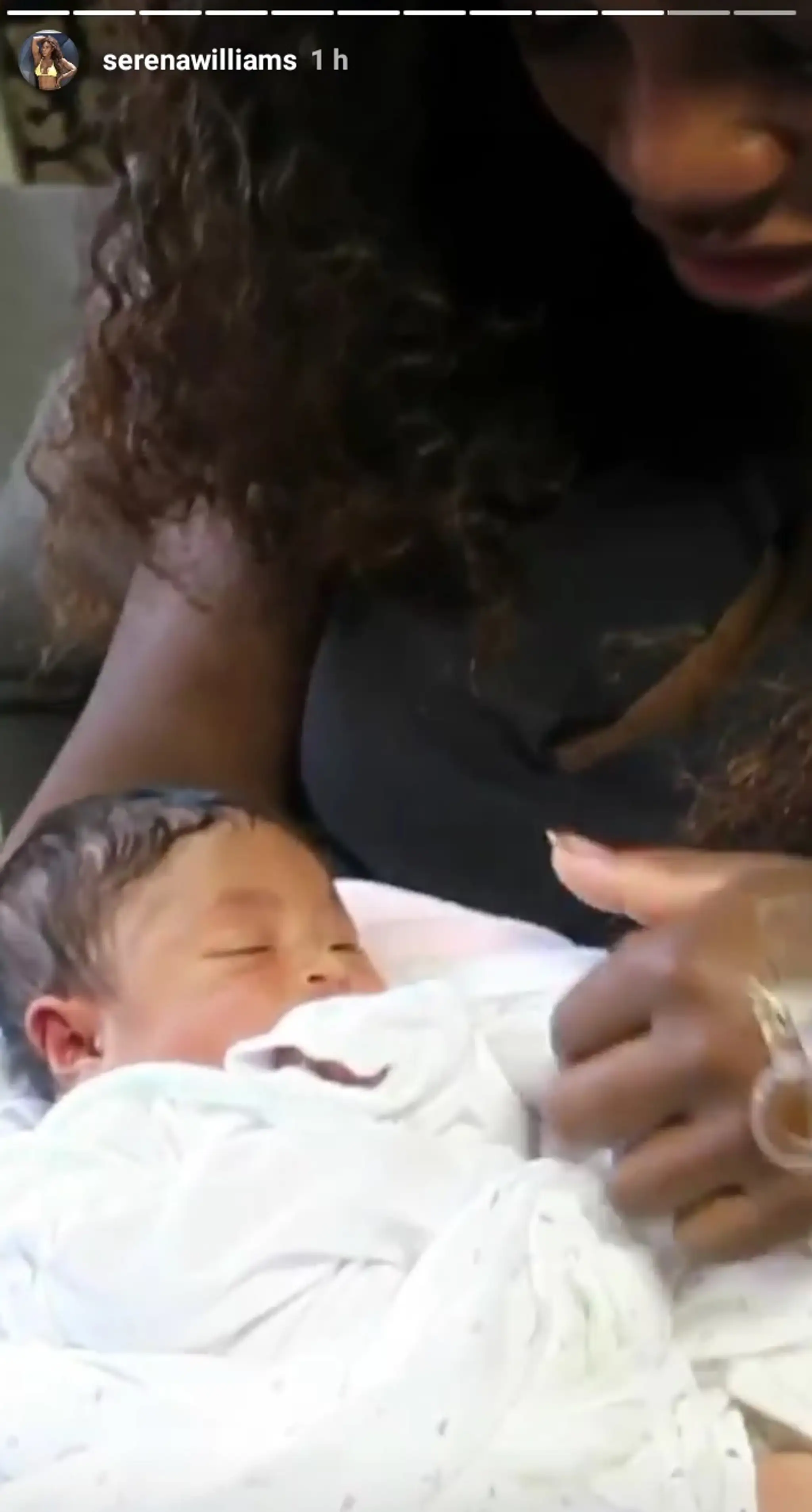 Serena Williams s dcérkou