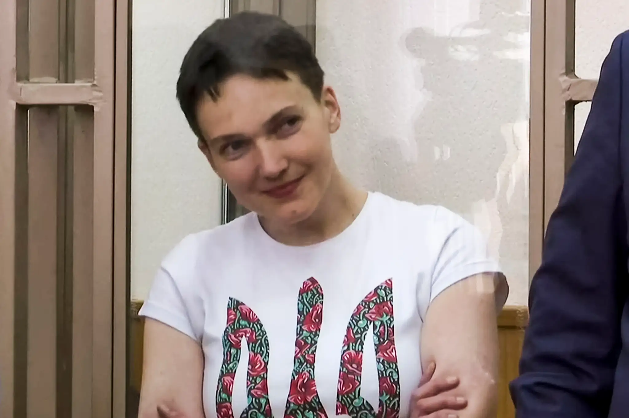 Ukrajinská pilotka Nadija Savčenková.