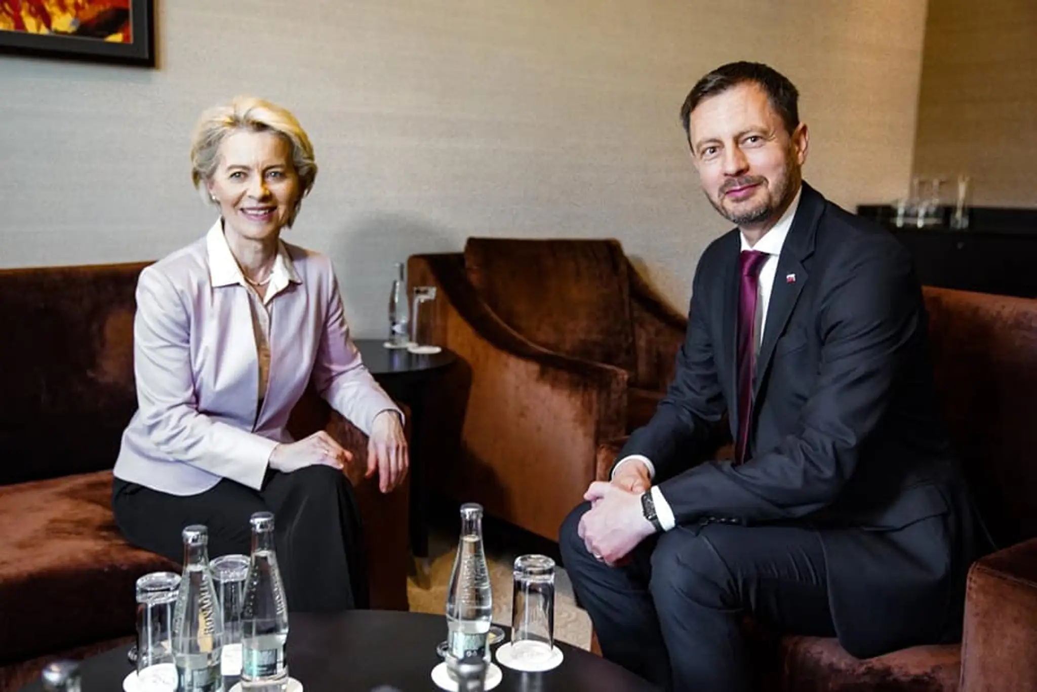 Ursula von der Leyen a Eduard Heger