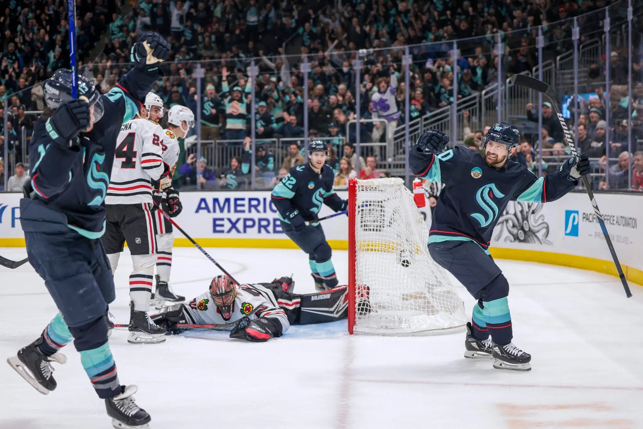 Tomáš Tatar pomohol dvoma gólmi k triumfu Seattlu nad Chicagom.
