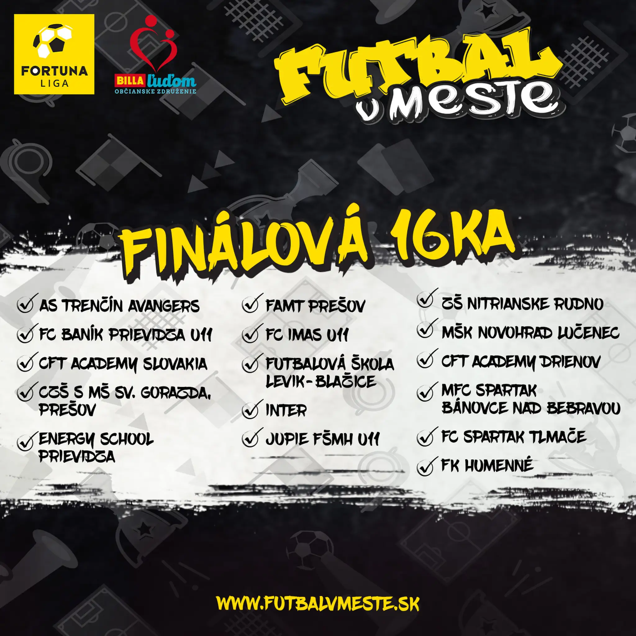 Finálová 16-ka Futbalu v meste