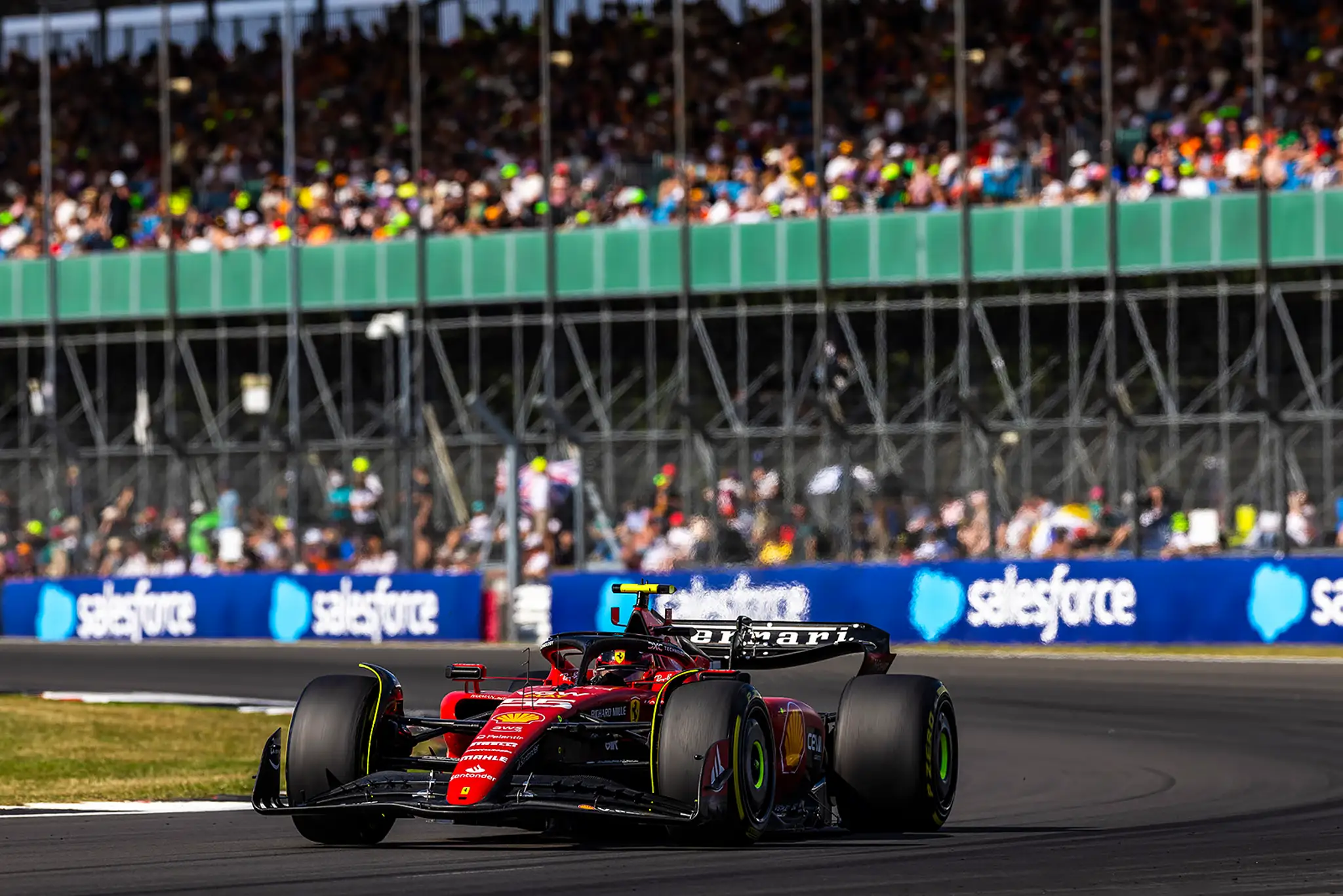 Carlos Sainz na Ferrari.
