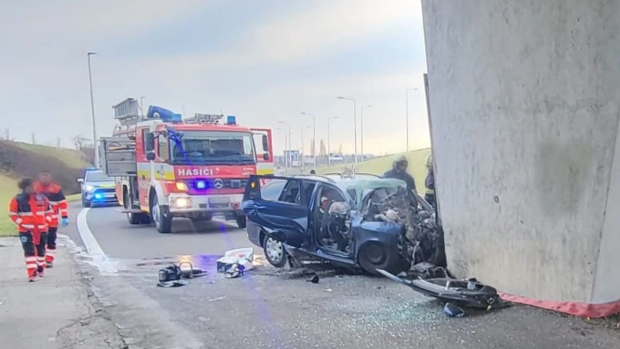 Auto po nehode