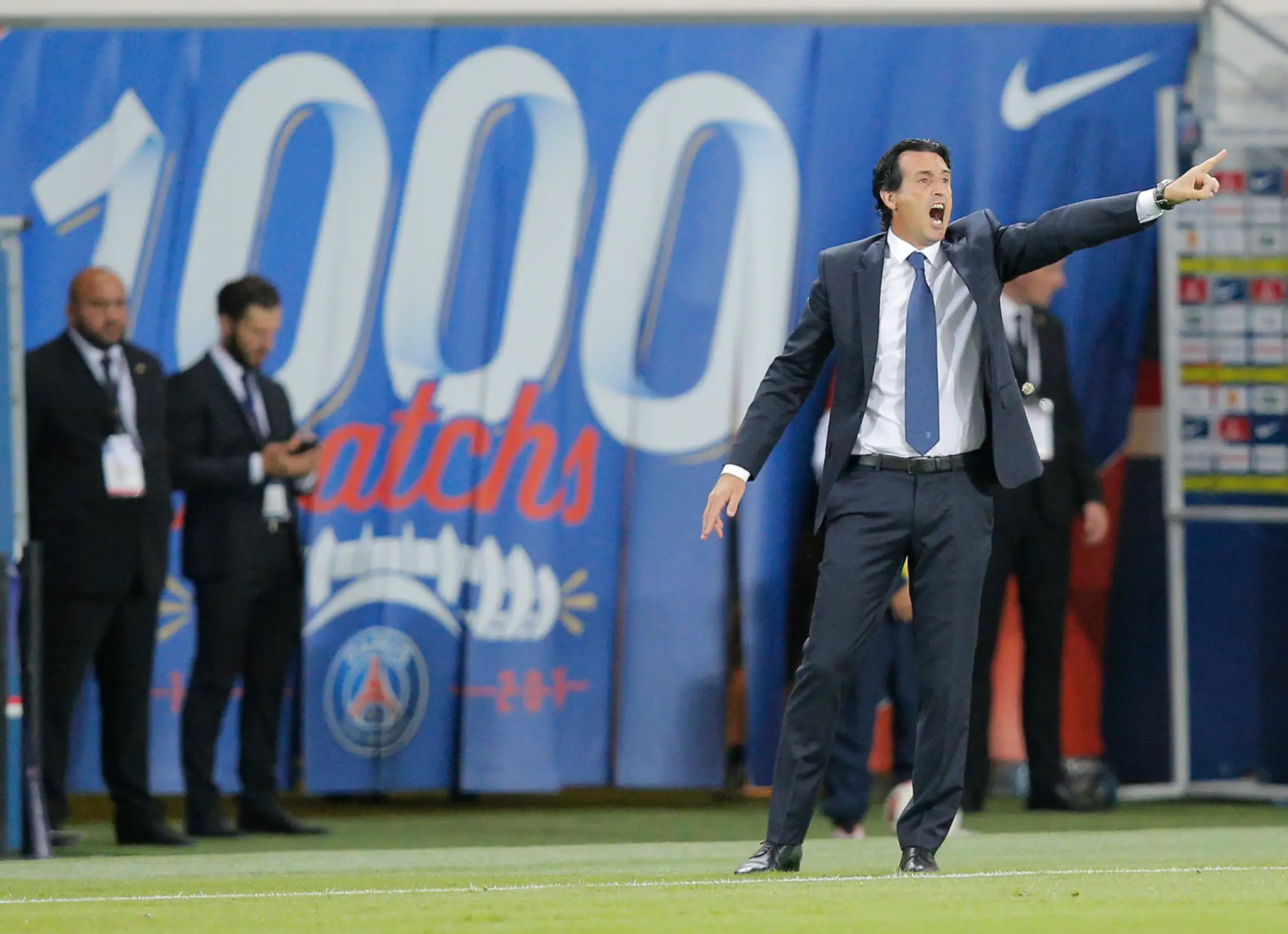 Kouč PSG Unai Emery.