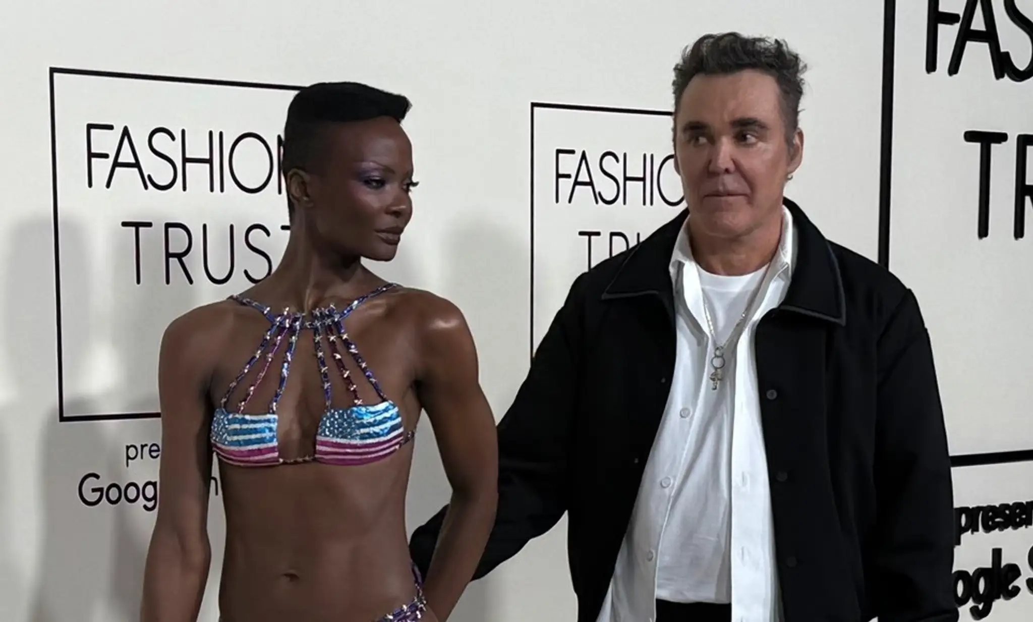 Guetcha Tondreau a David LaChapelle na podujatí Fashion Trust U.S Awards