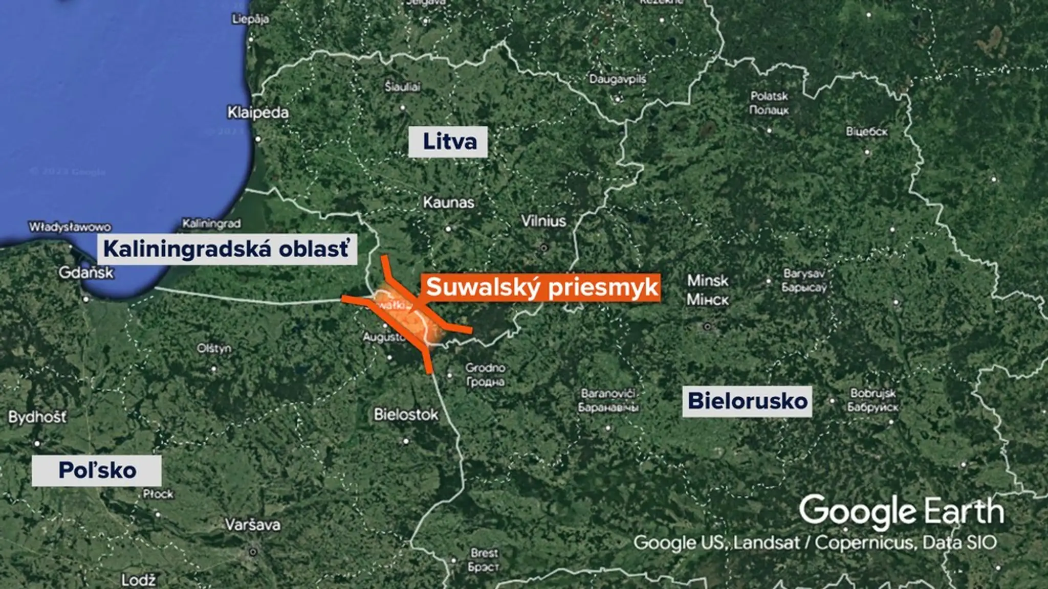 Suvalský koridor.