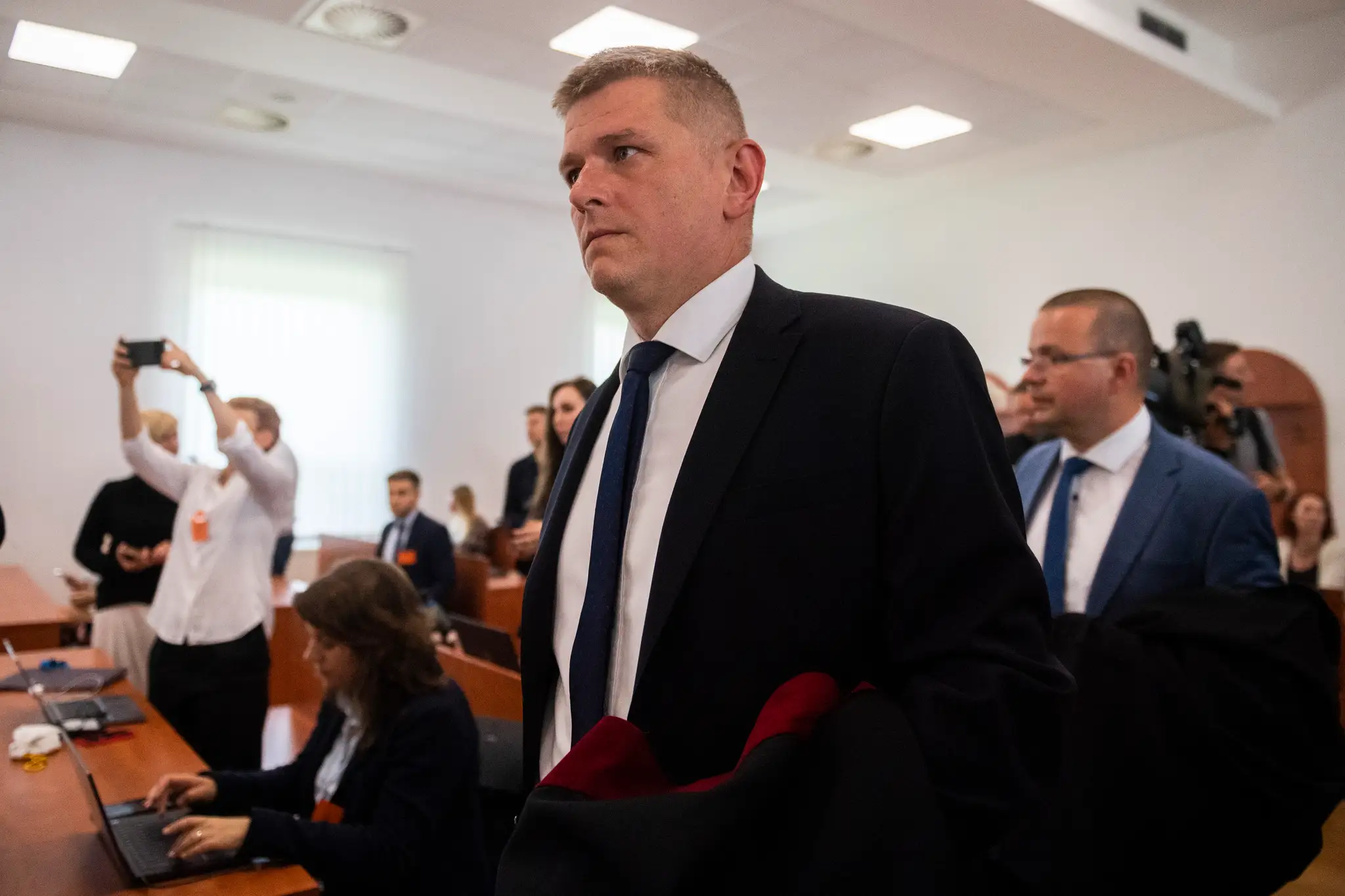 Prokurátor Daniel Mikuláš počas rozsudku v kauze Kuciak.