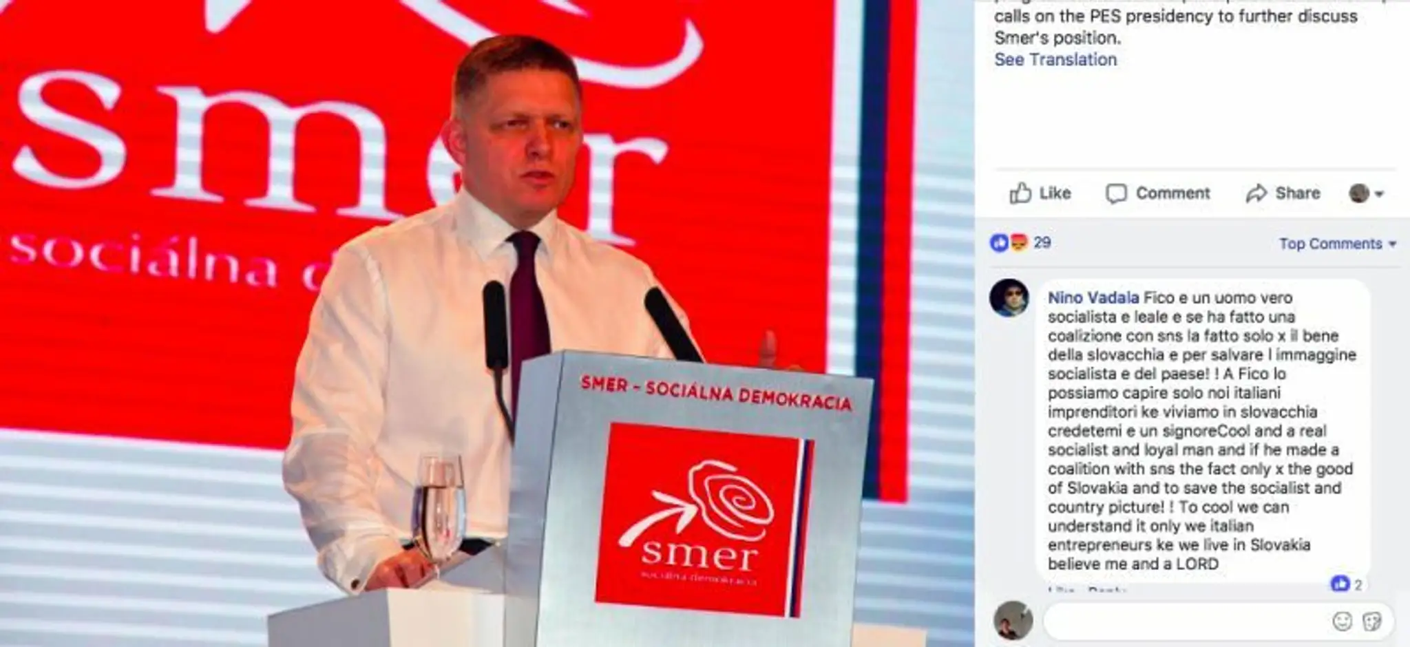 Poslanec Viliam Jasaň a minister vnútra Robert Kaliňák. 