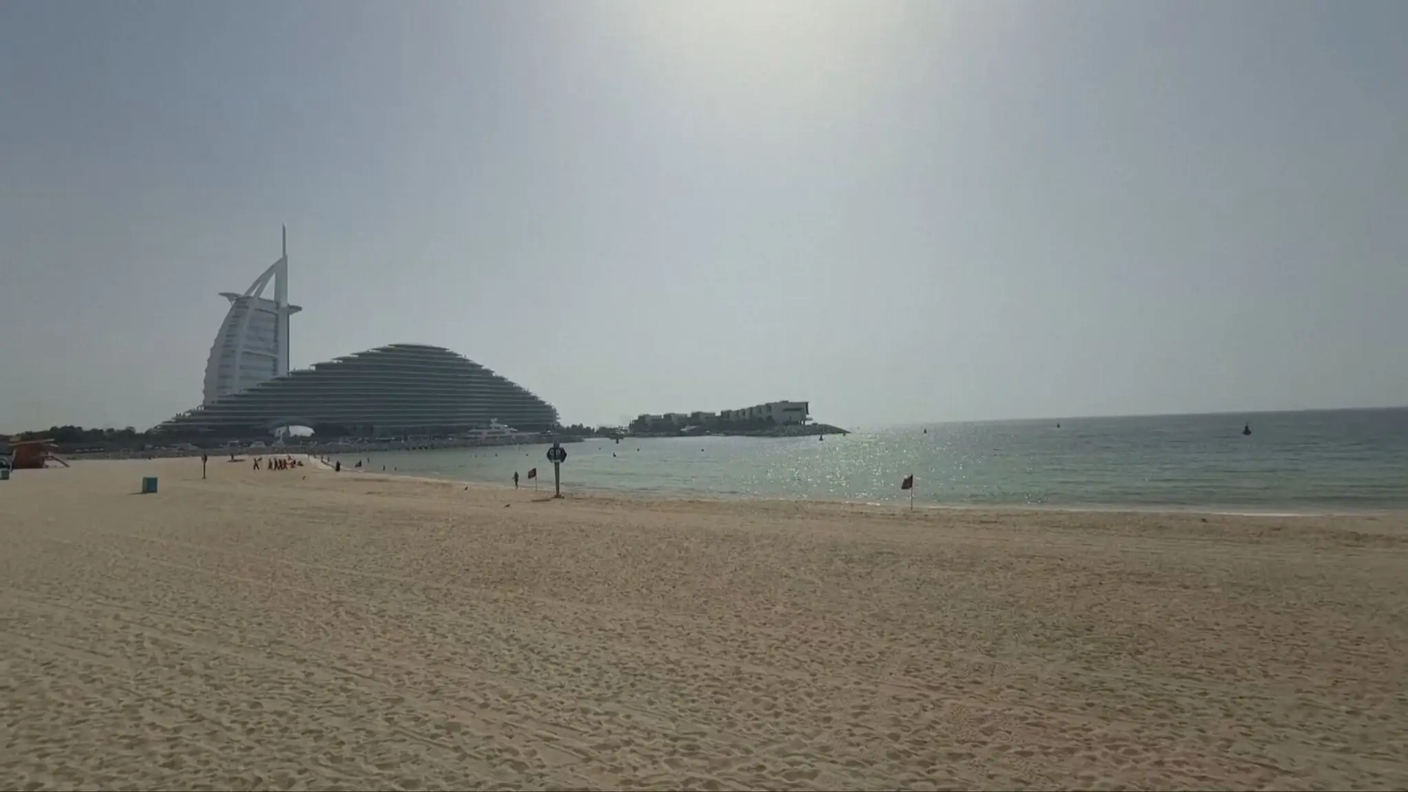 Extrémne horúčavy v Dubaji.