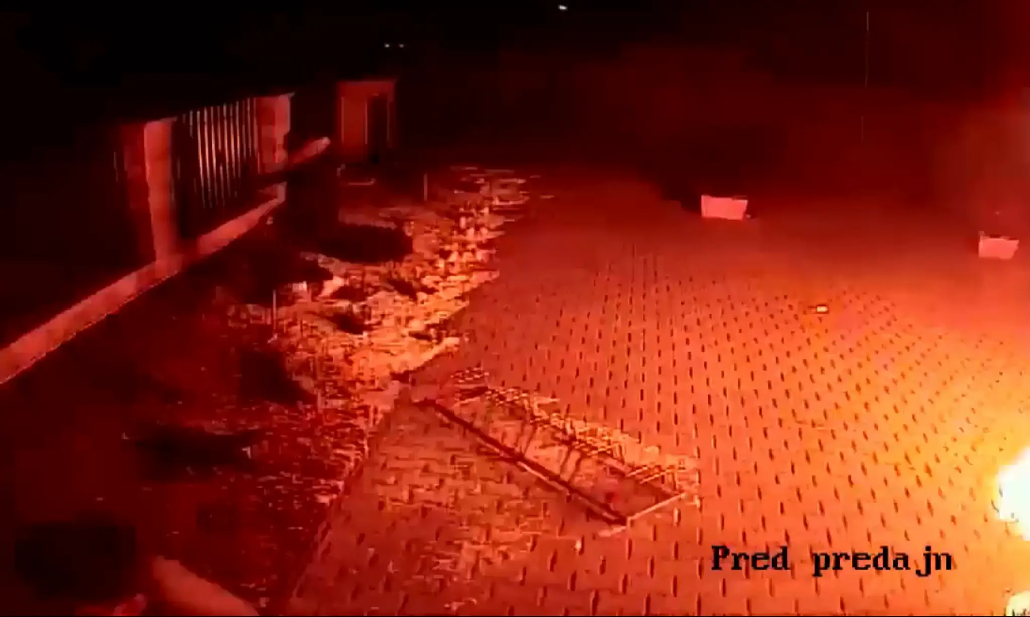 Podpálená pekáreň