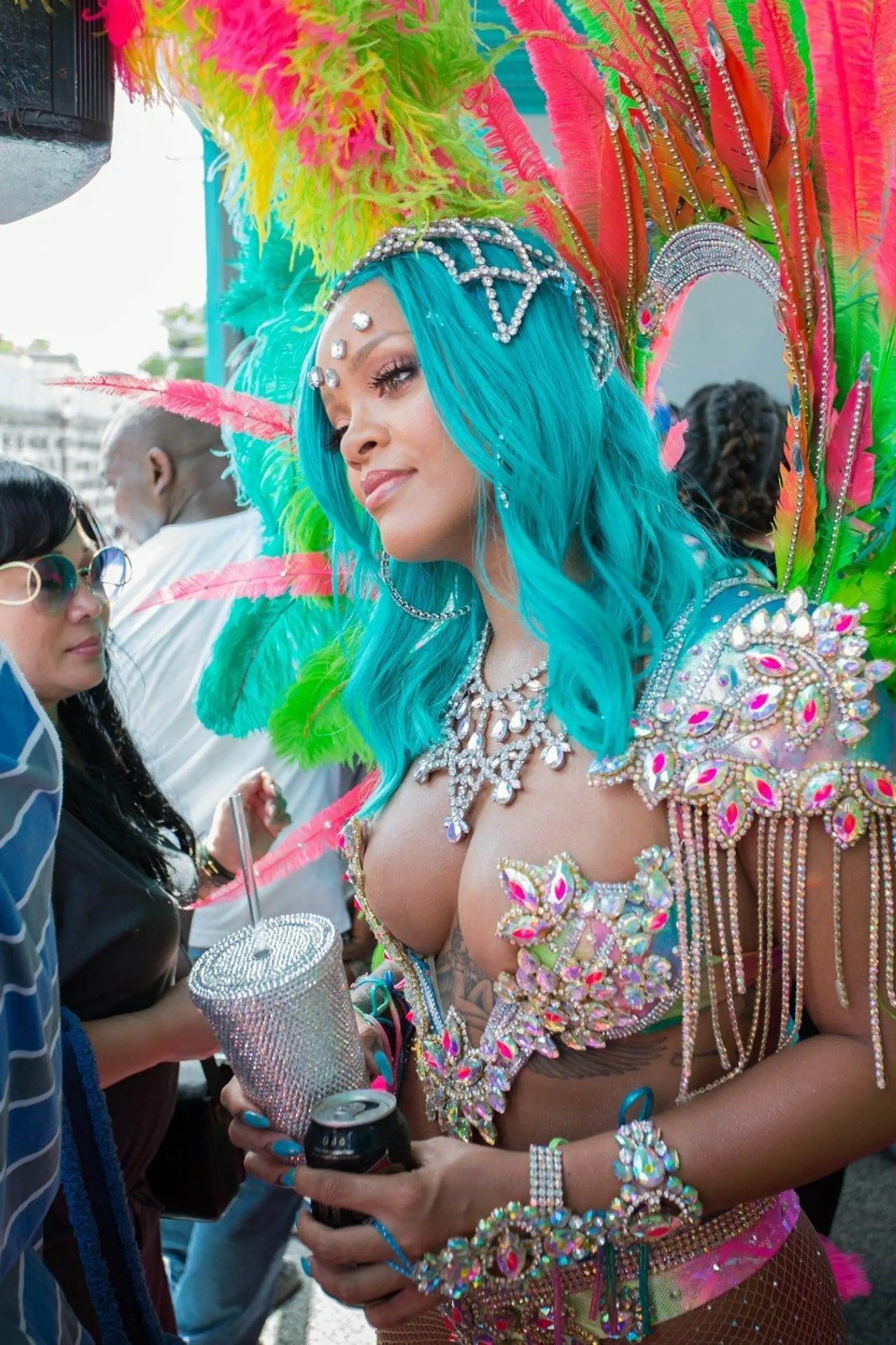 Rihanna na karnevale na Barbadose