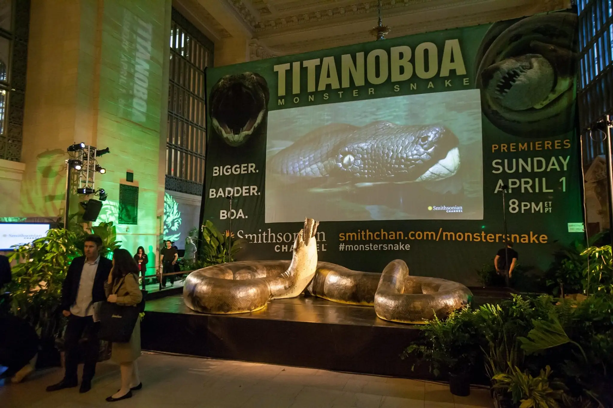 Titanoboa - jeden z najväčších hadov, akí kedy žili.