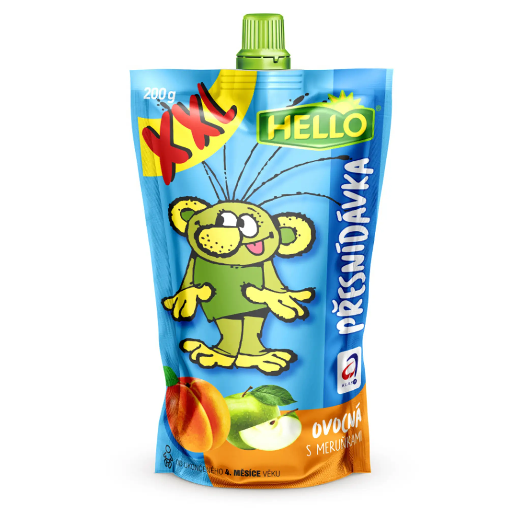 HELLO XXL Dojčenská výživa s marhuľami 200 g